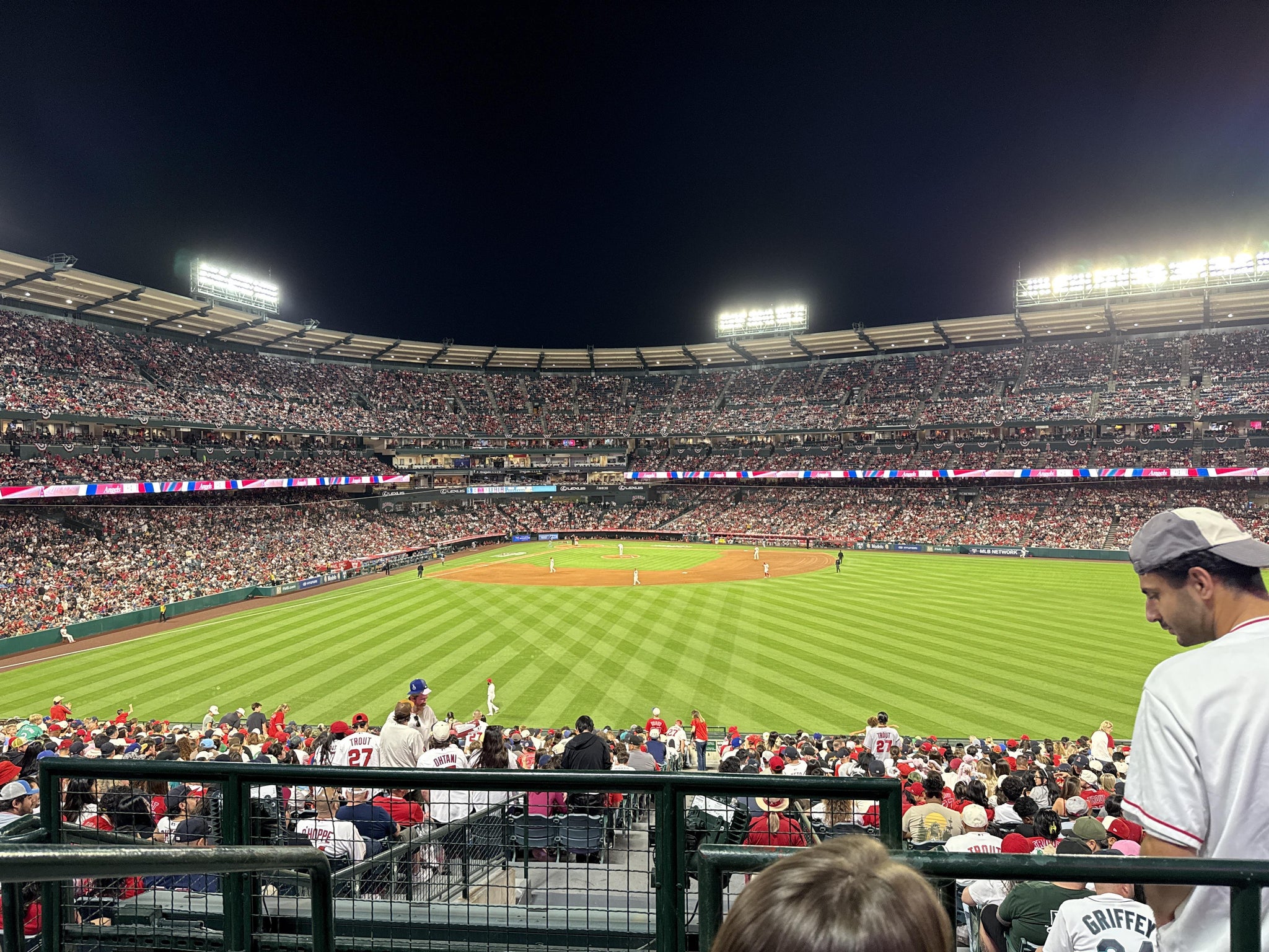 Real Fan View taken from Section 247 at Angel Stadium by Jake I