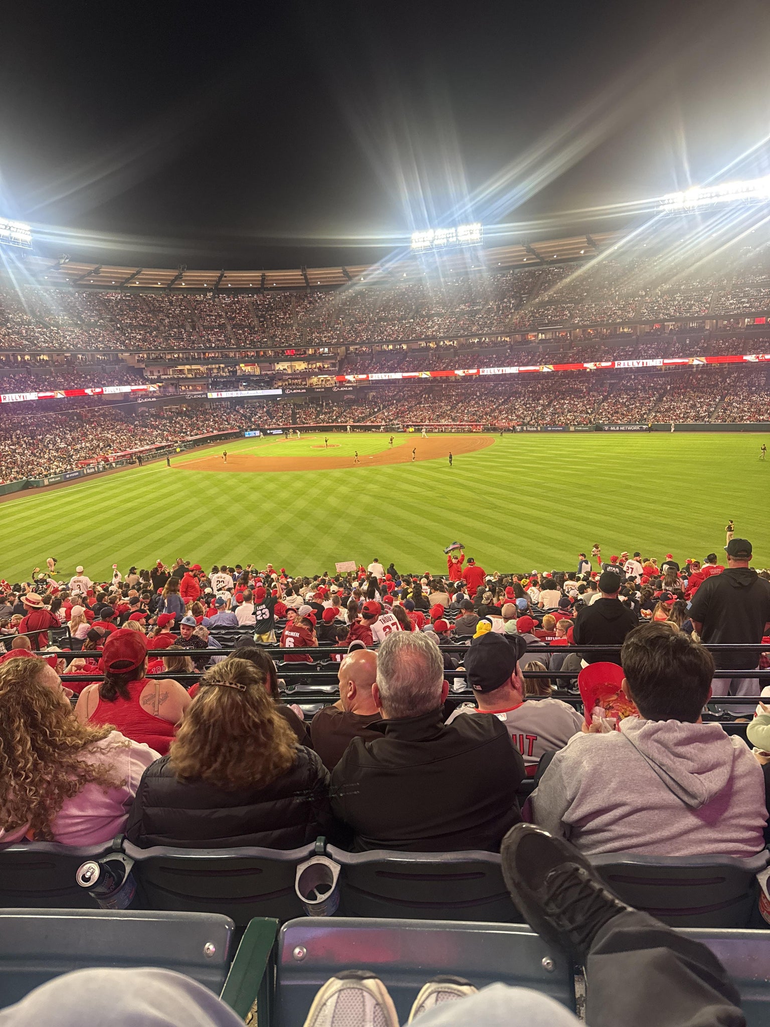 Real Fan View taken from Section 247 at Angel Stadium by Itzel O