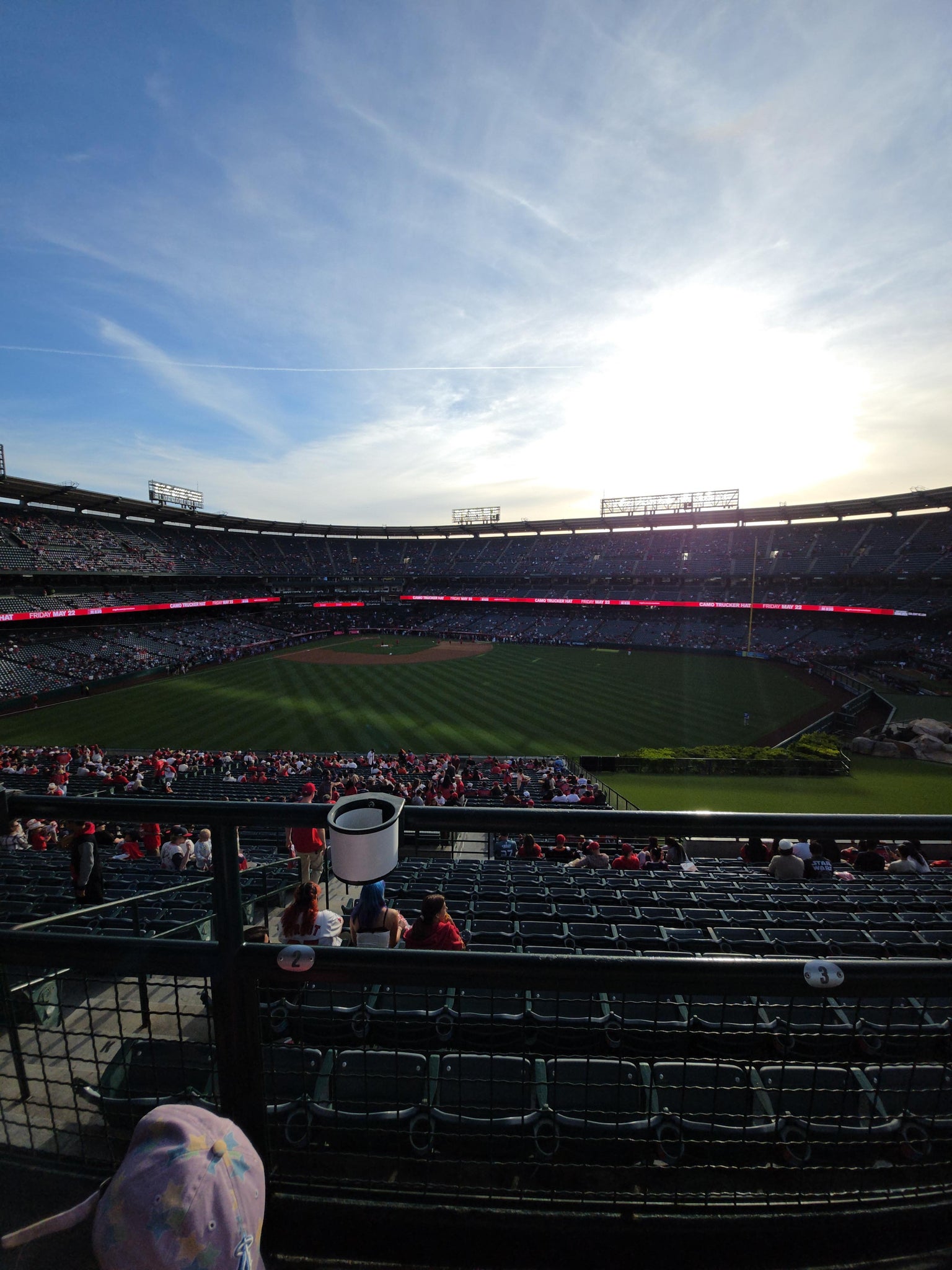 Real Fan View taken from Section 248 at Angel Stadium by Amanda A