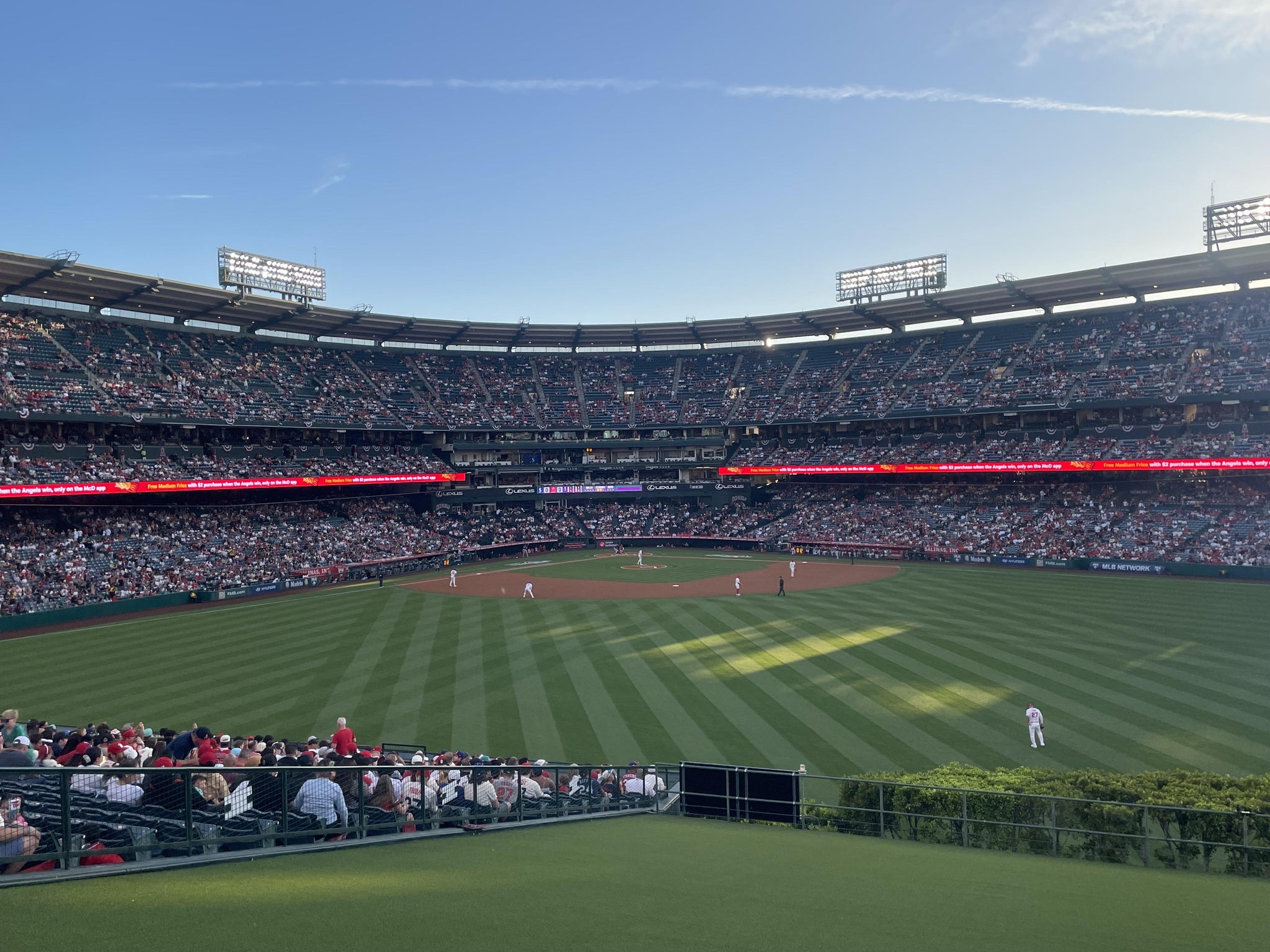 Real Fan View taken from Section 249 at Angel Stadium by Rene R