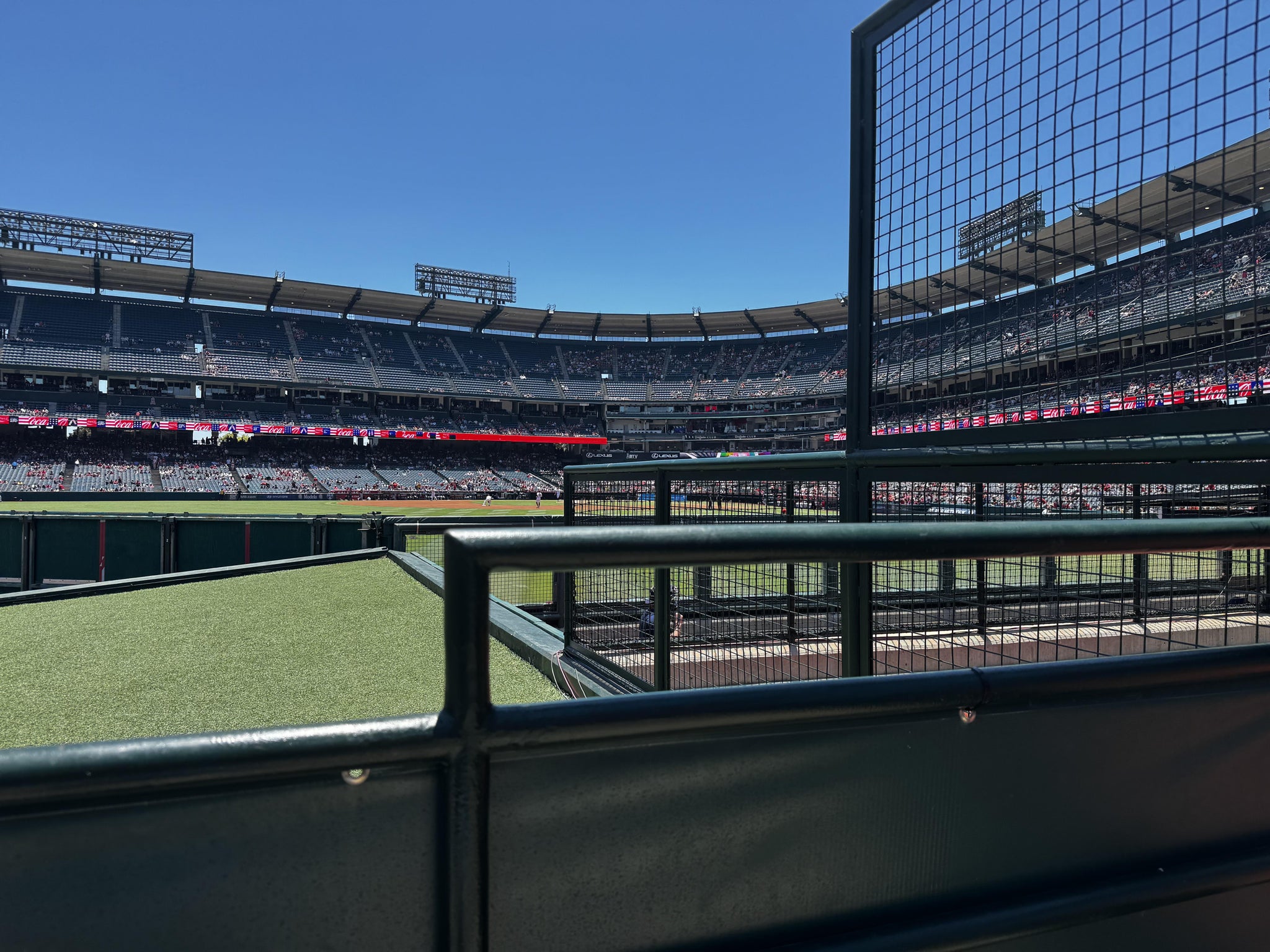 Real Fan View taken from Section 257 at Angel Stadium by Anthony W