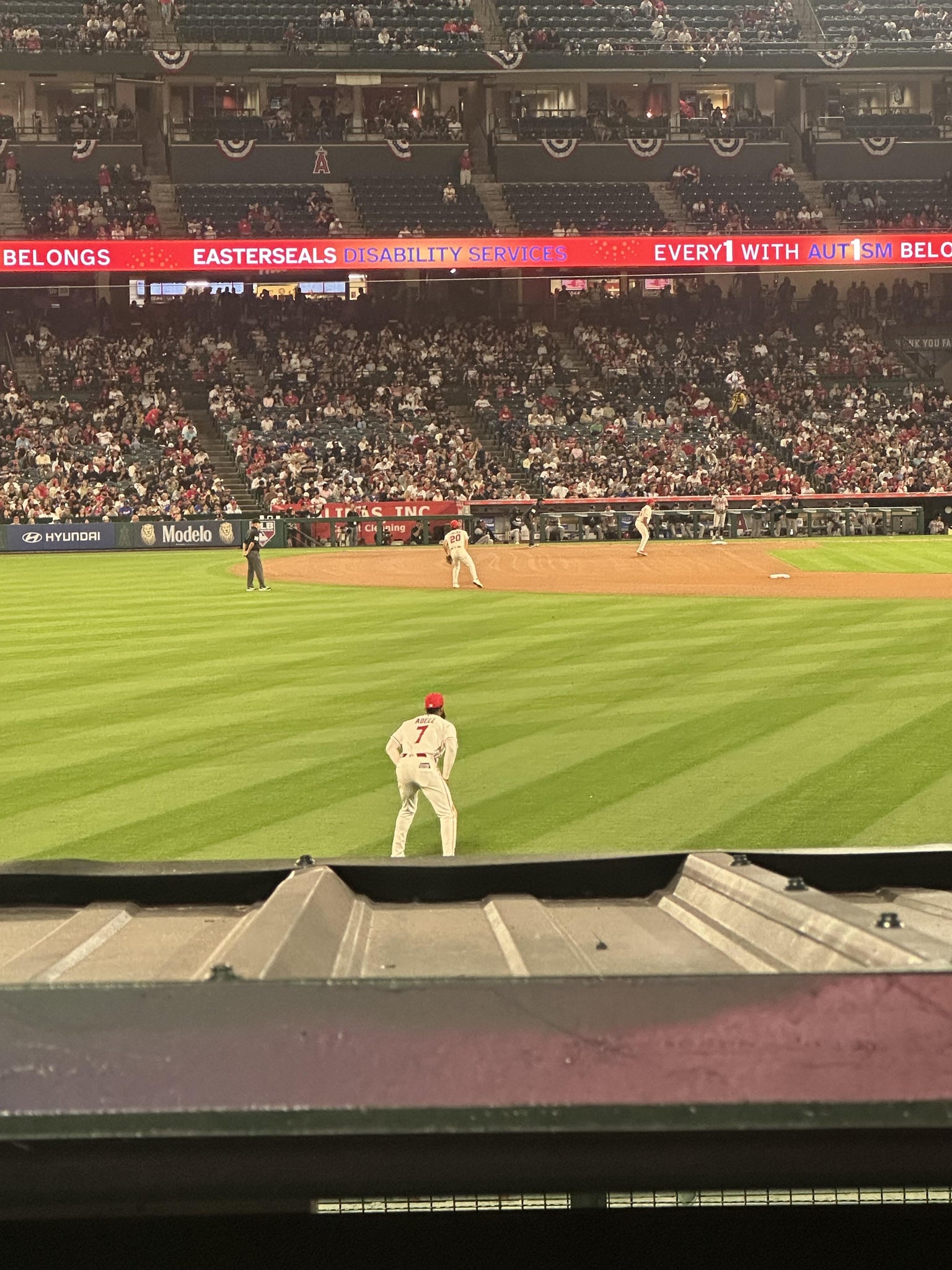 Real Fan View taken from Section 258 at Angel Stadium by Eduardo Z