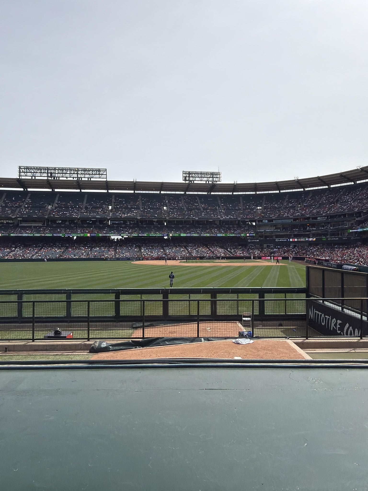 Real Fan View taken from Section 259 at Angel Stadium by Jack W