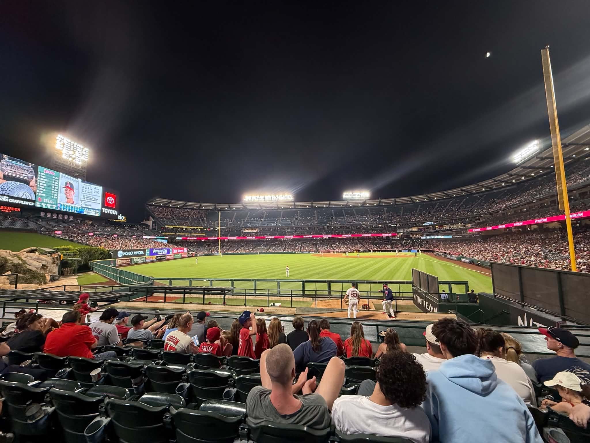 Real Fan View taken from Section 259 at Angel Stadium by Vartezsa P