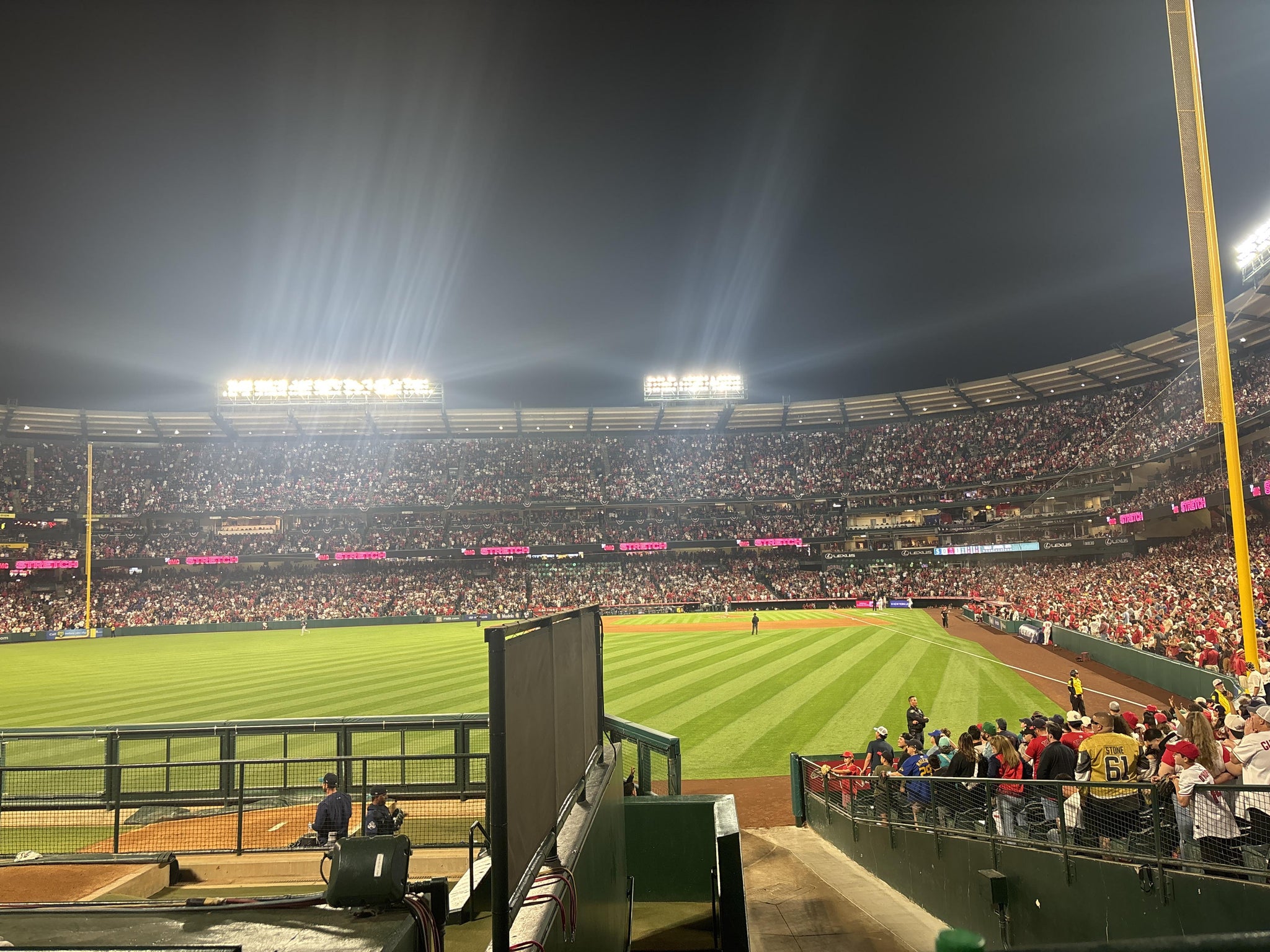 Real Fan View taken from Section 260 at Angel Stadium by Anonymous User