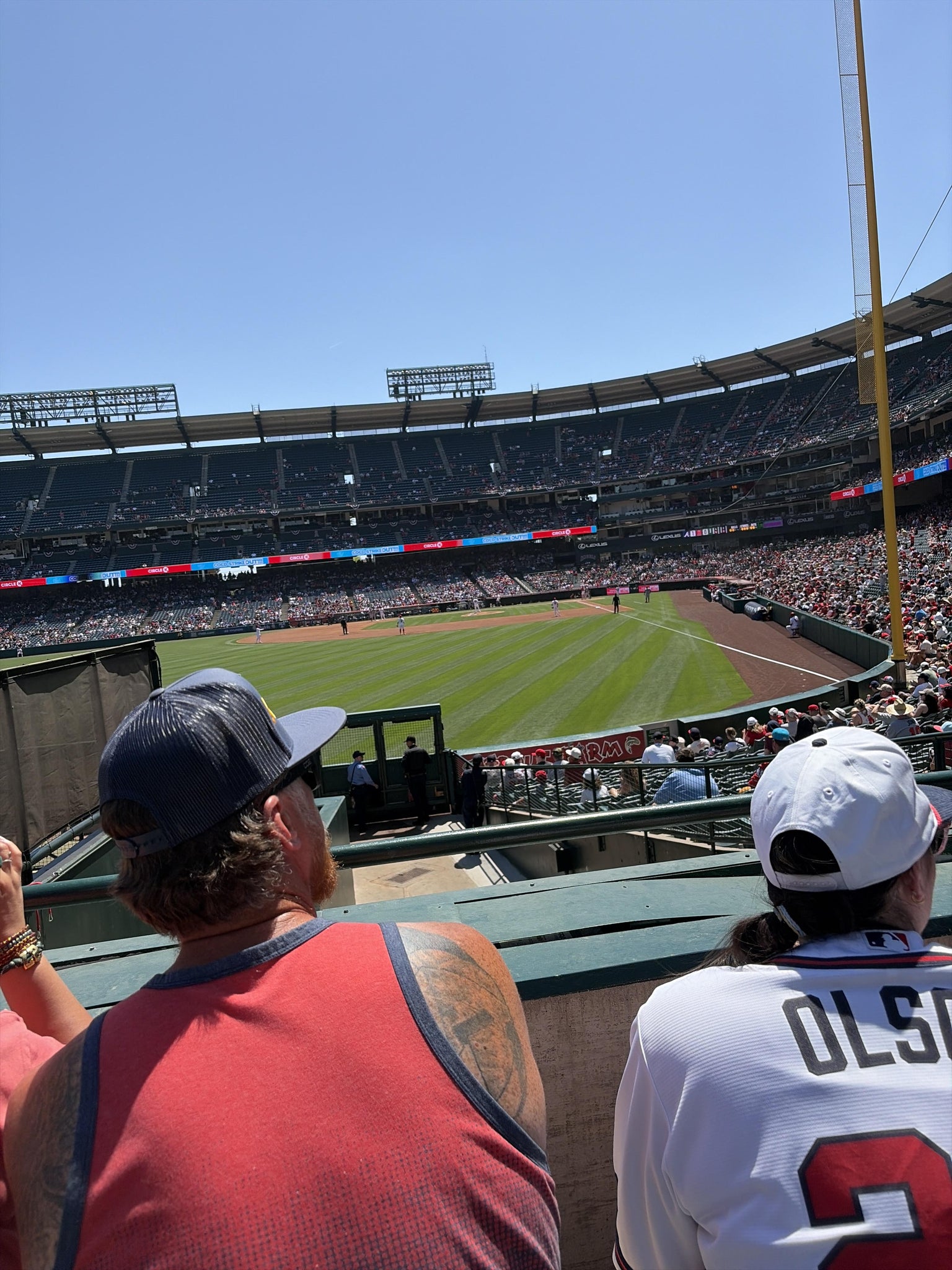 Real Fan View taken from Section 260 at Angel Stadium by Troy D