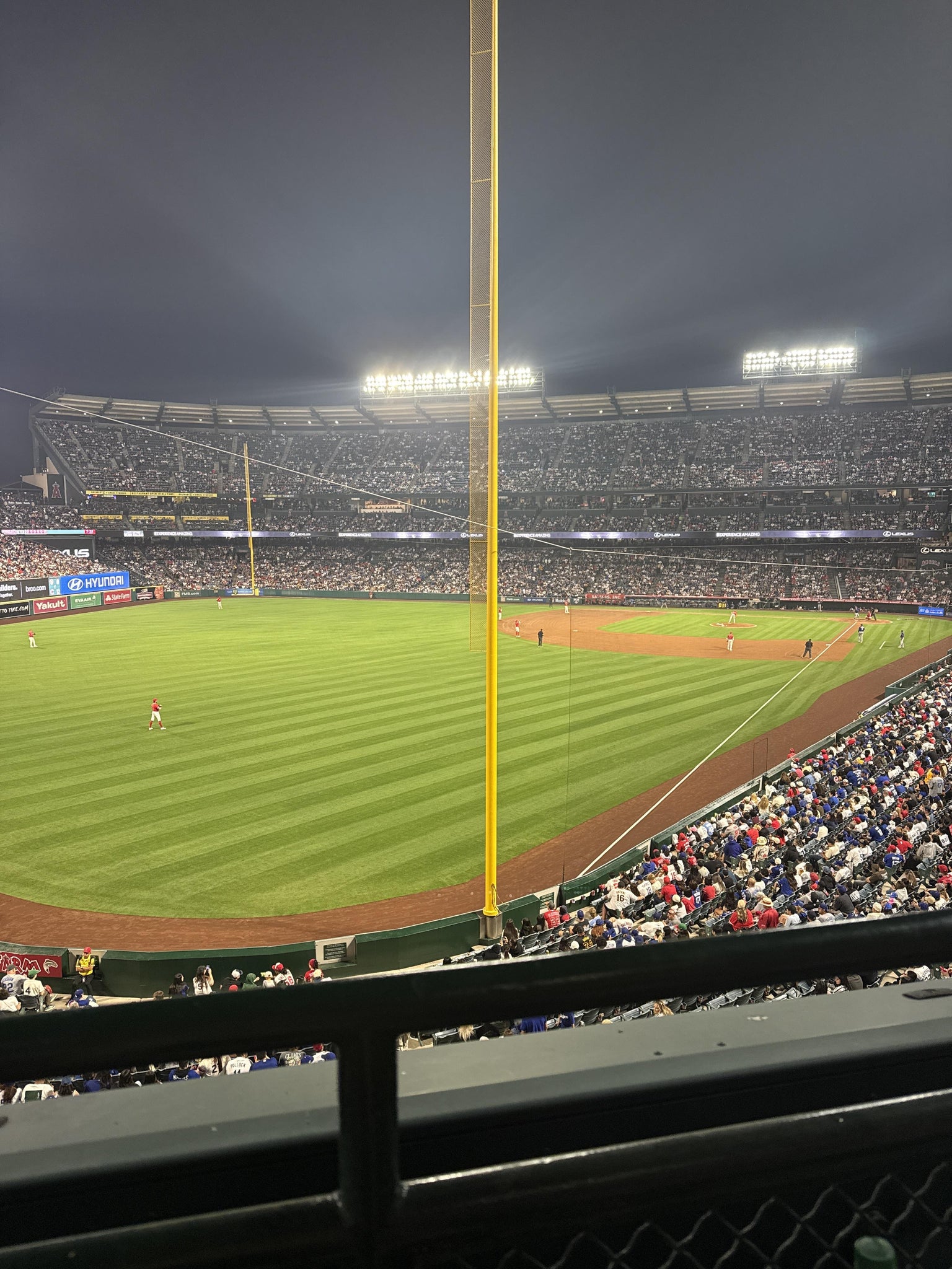 Real Fan View taken from Section 303 at Angel Stadium by Nathan L