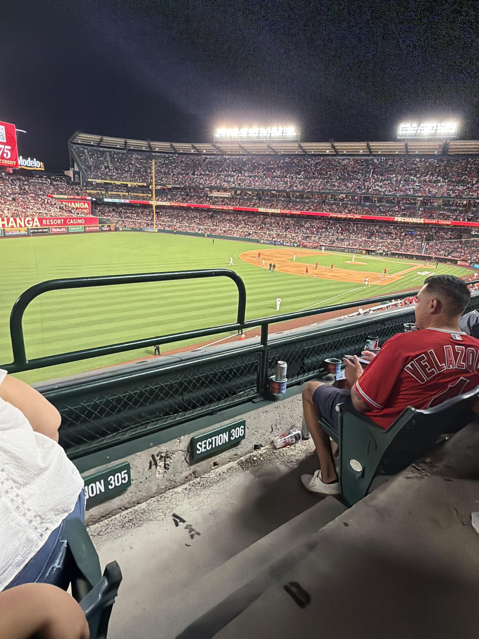 Real Fan View taken from Section 305 at Angel Stadium by Bere V