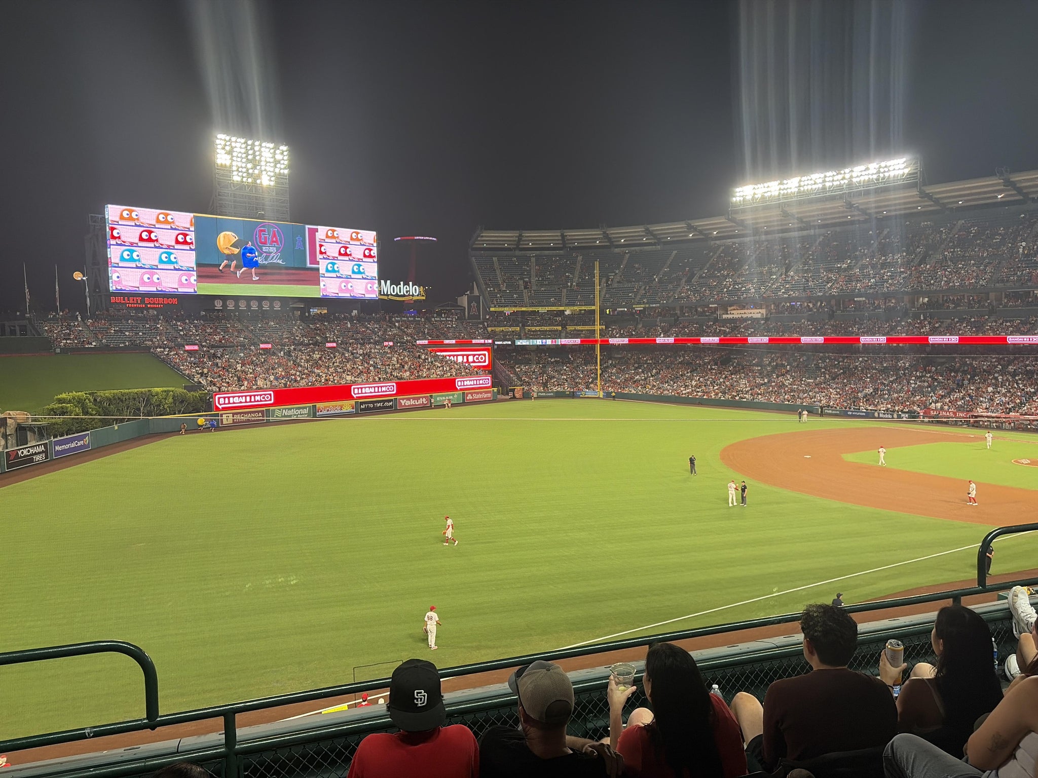 Real Fan View taken from Section 308 at Angel Stadium by Fabio M