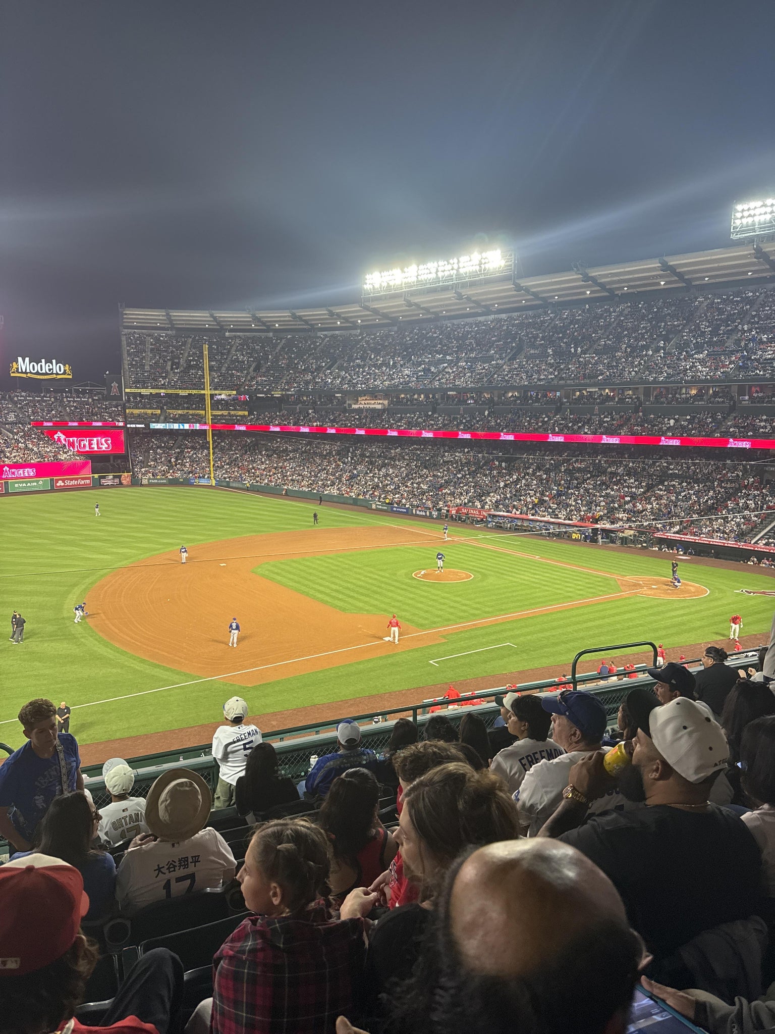 Real Fan View taken from Section 314 at Angel Stadium by Robert A