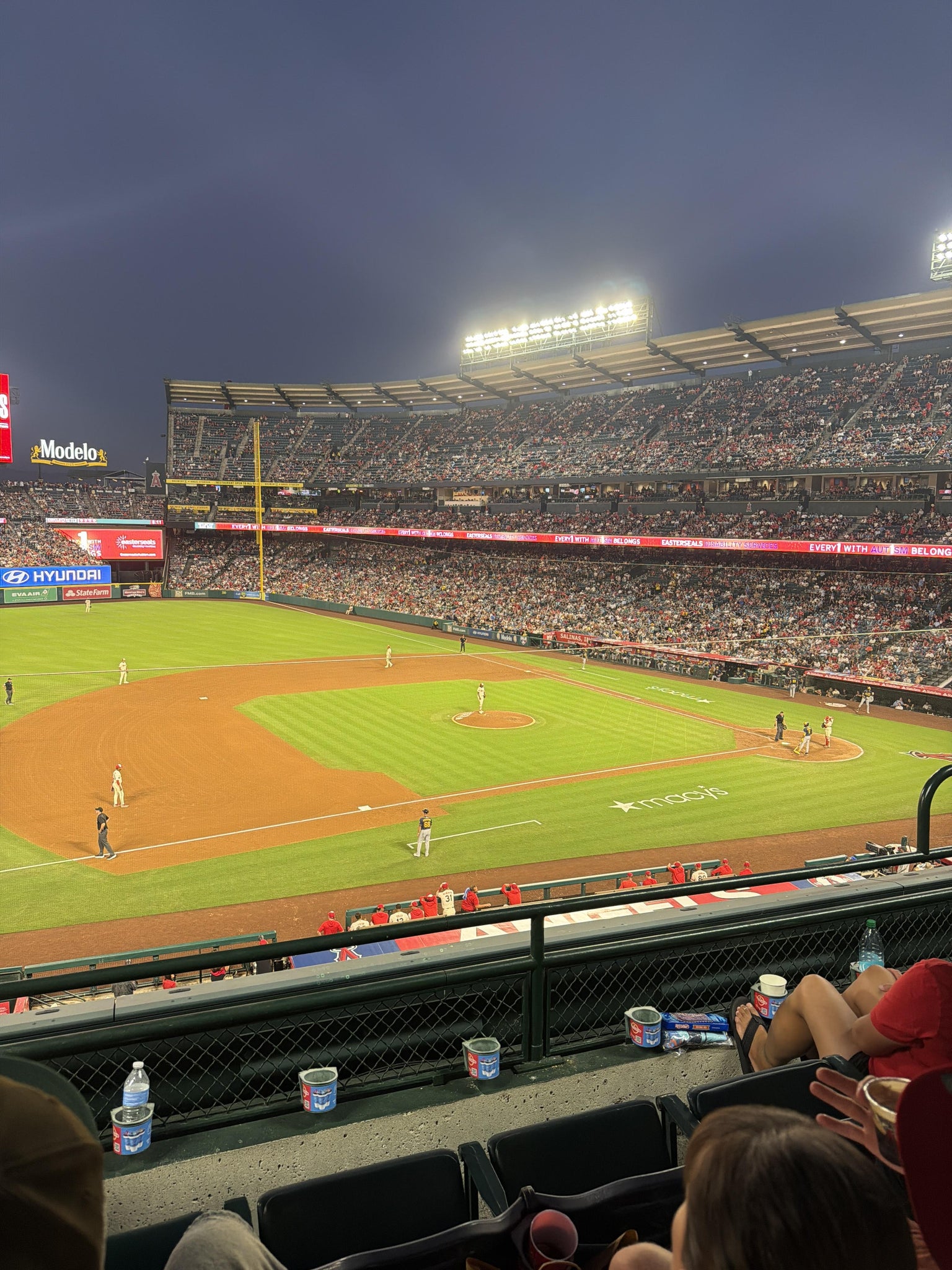 Real Fan View taken from Section 315 at Angel Stadium by Gary M