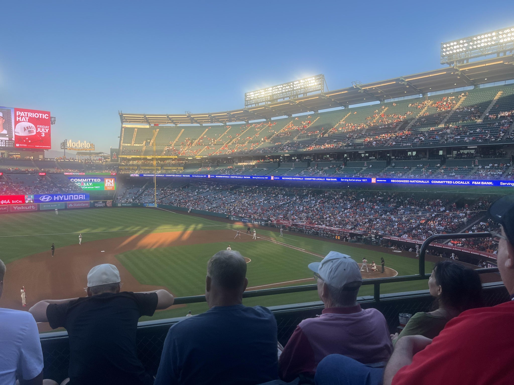 Real Fan View taken from Section 316 at Angel Stadium by Kami N