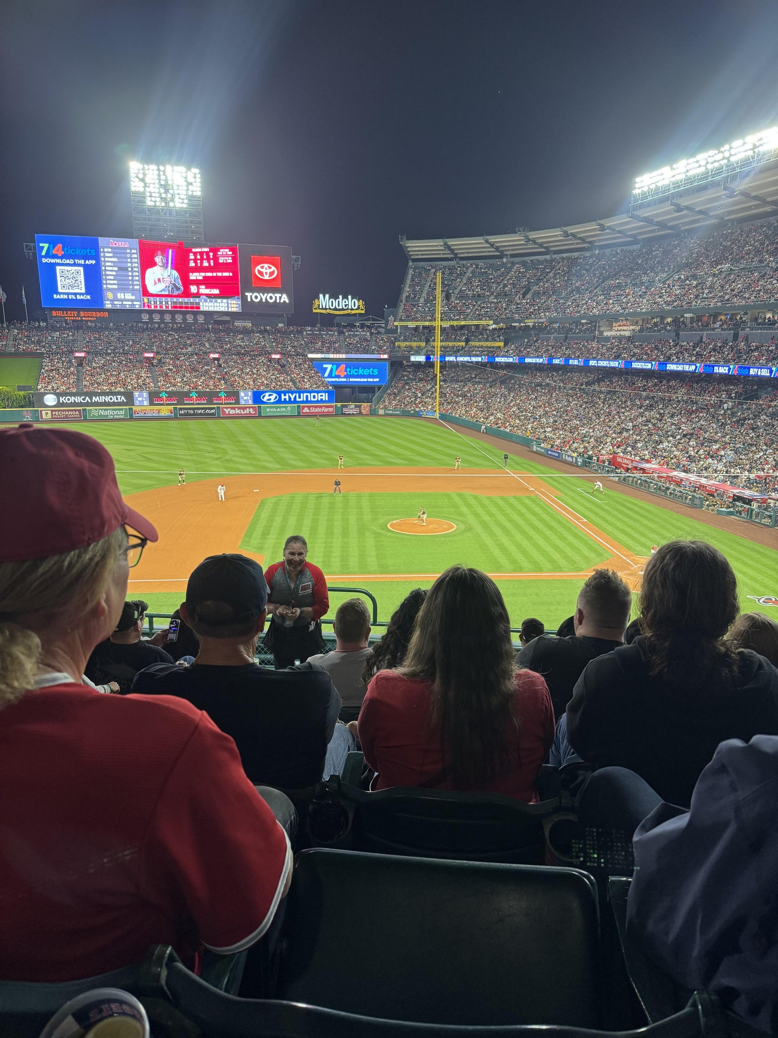 Real Fan View taken from Section 319 at Angel Stadium by Heide O