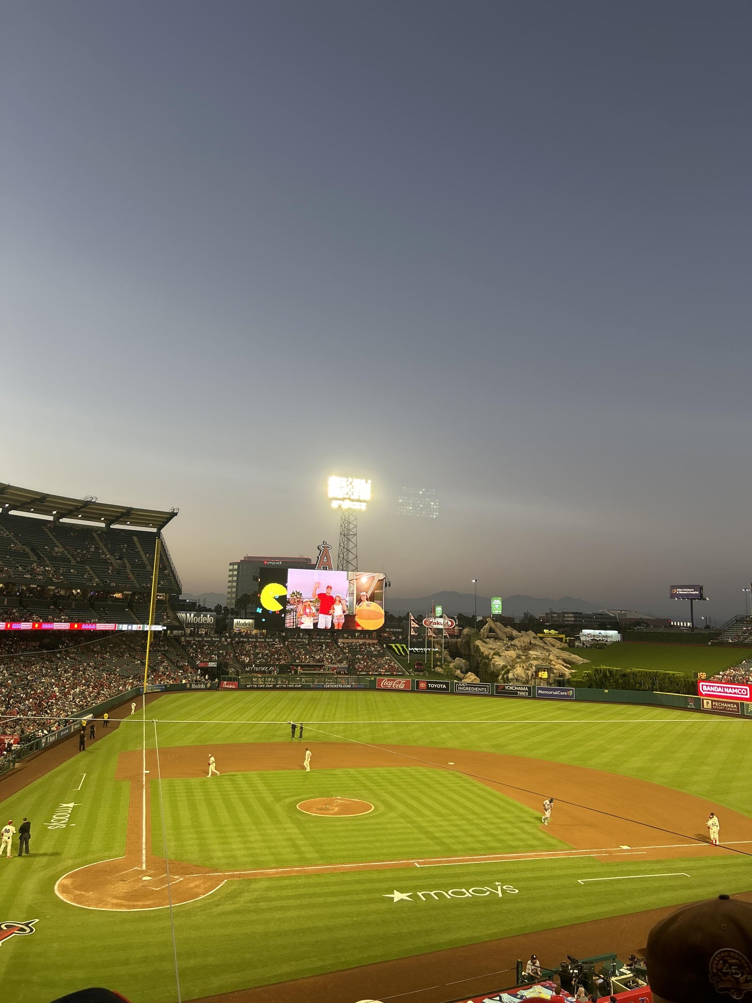 Real Fan View taken from Section 331 at Angel Stadium by Karina P