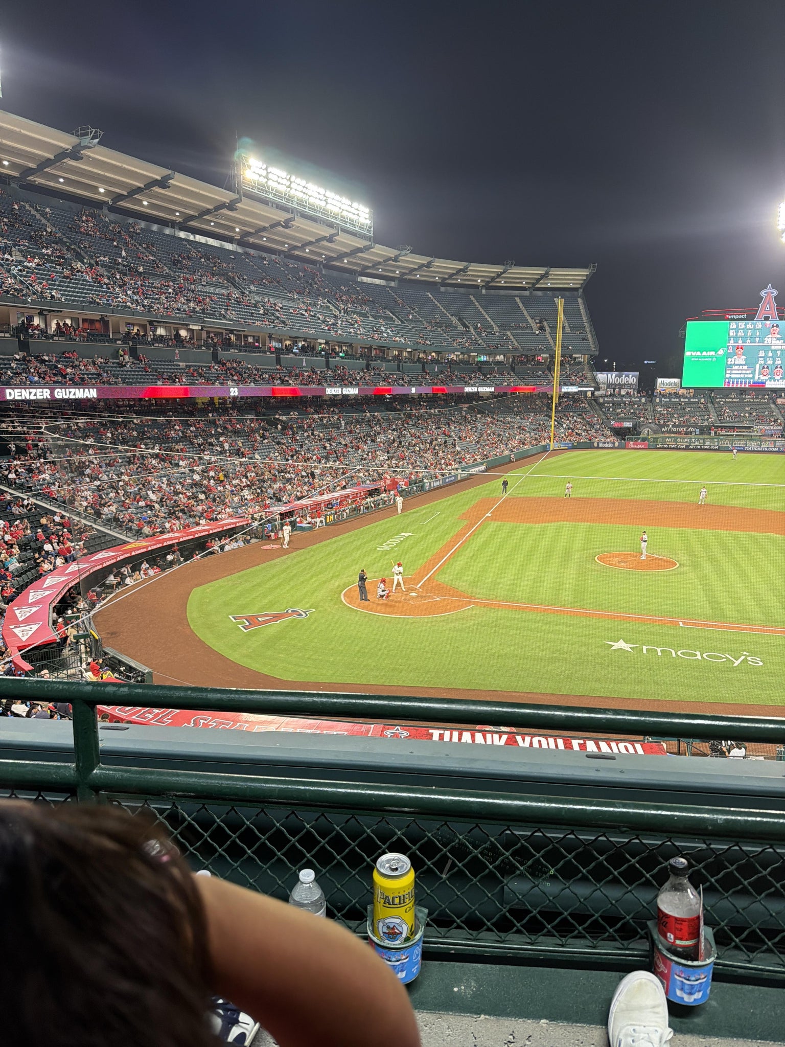 Real Fan View taken from Section 332 at Angel Stadium by Mike M
