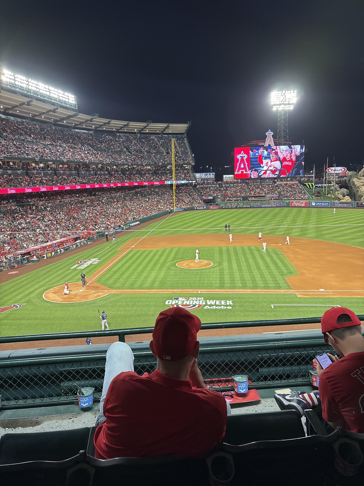 Real Fan View taken from Section 333 at Angel Stadium by Michael B
