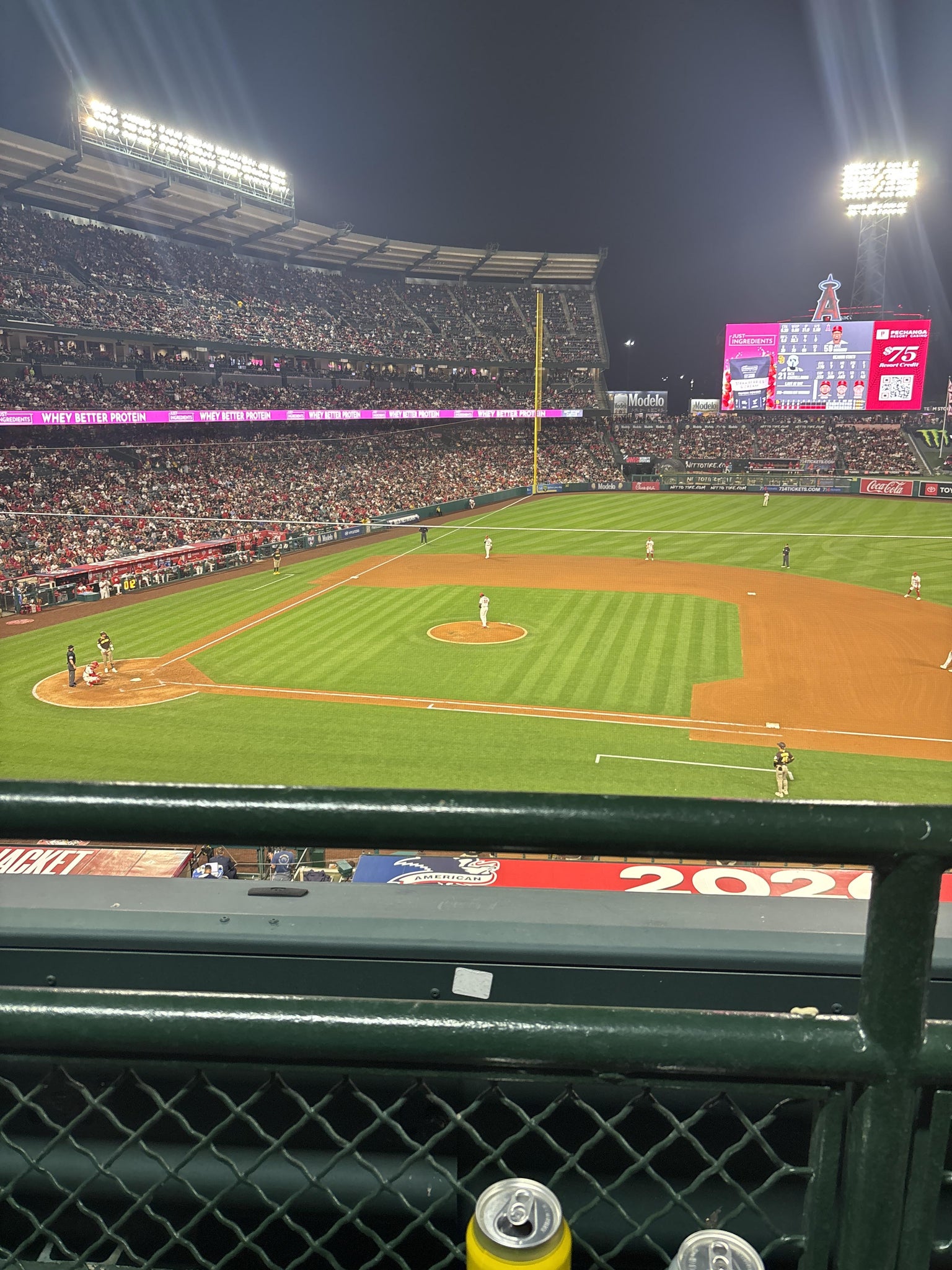 Real Fan View taken from Section 334 at Angel Stadium by Hugo R