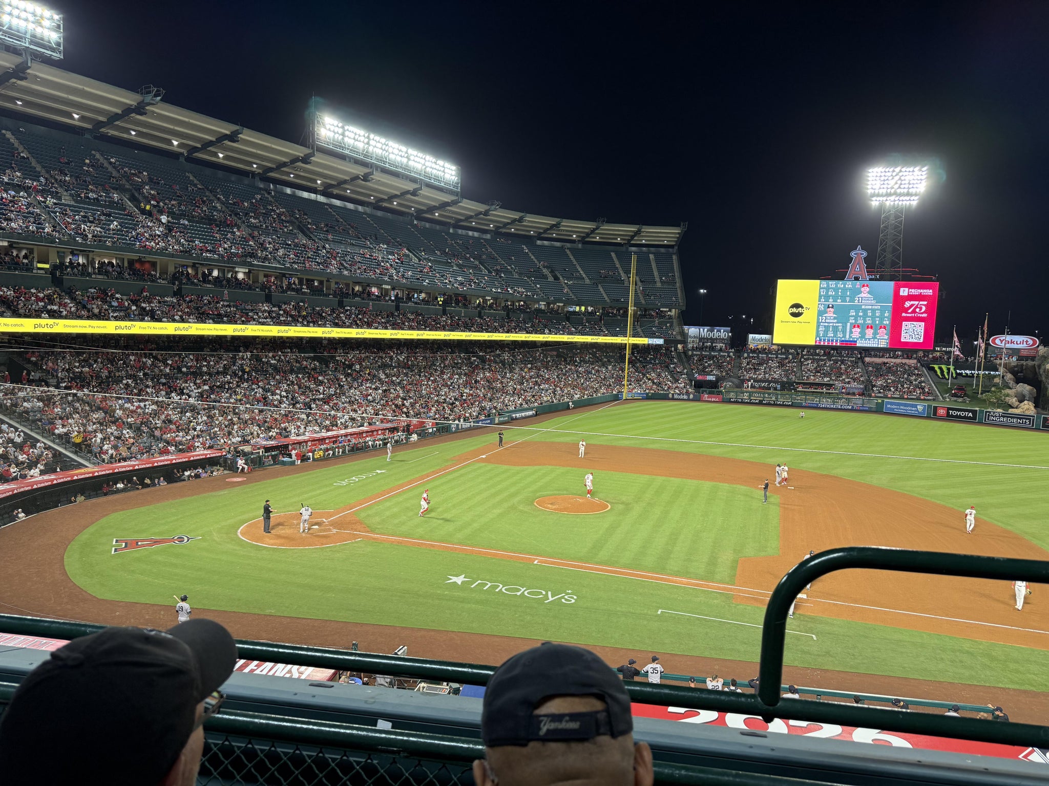 Real Fan View taken from Section 334 at Angel Stadium by Adriana H