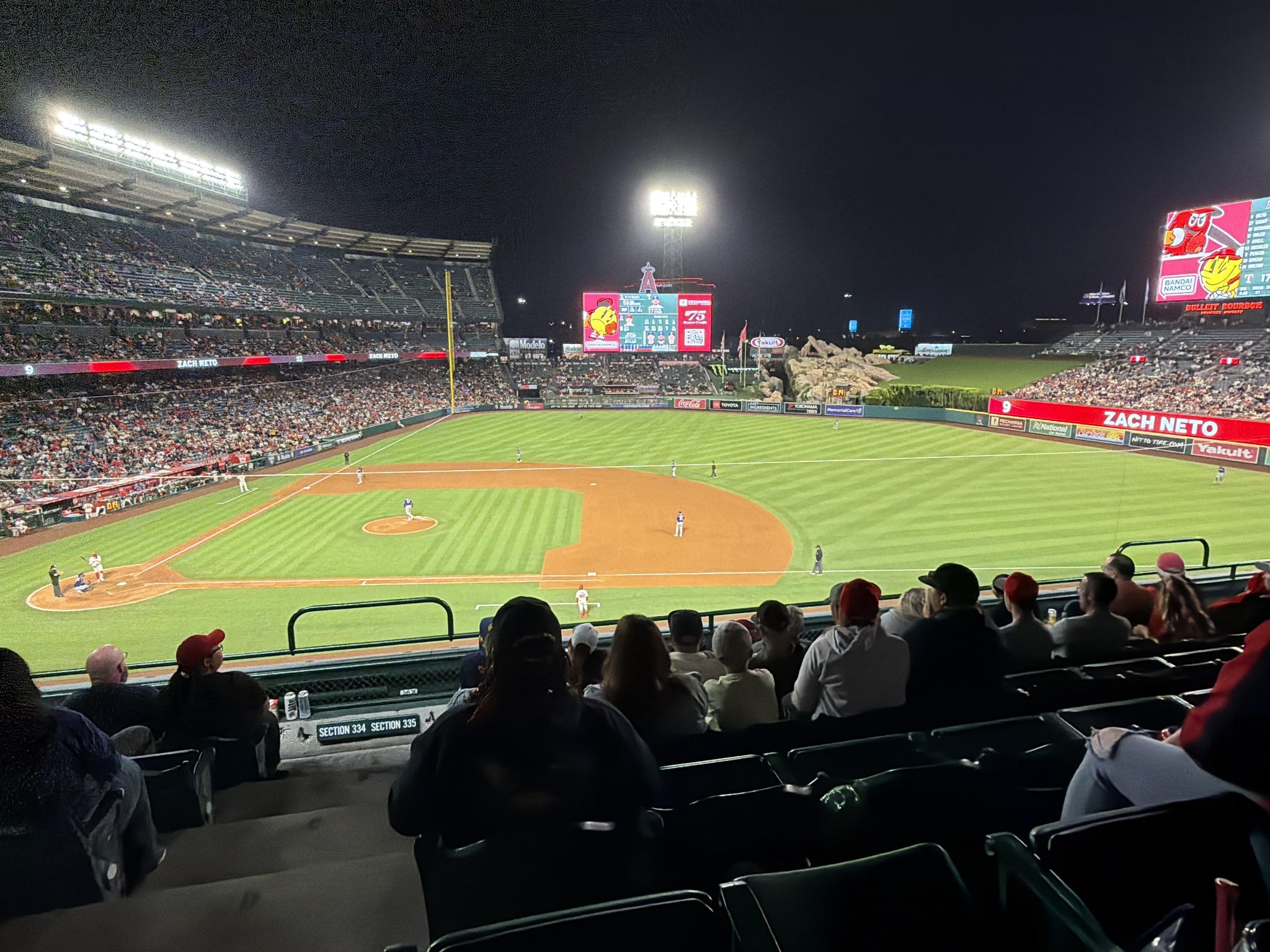 Real Fan View taken from Section 335 at Angel Stadium by Sergio A