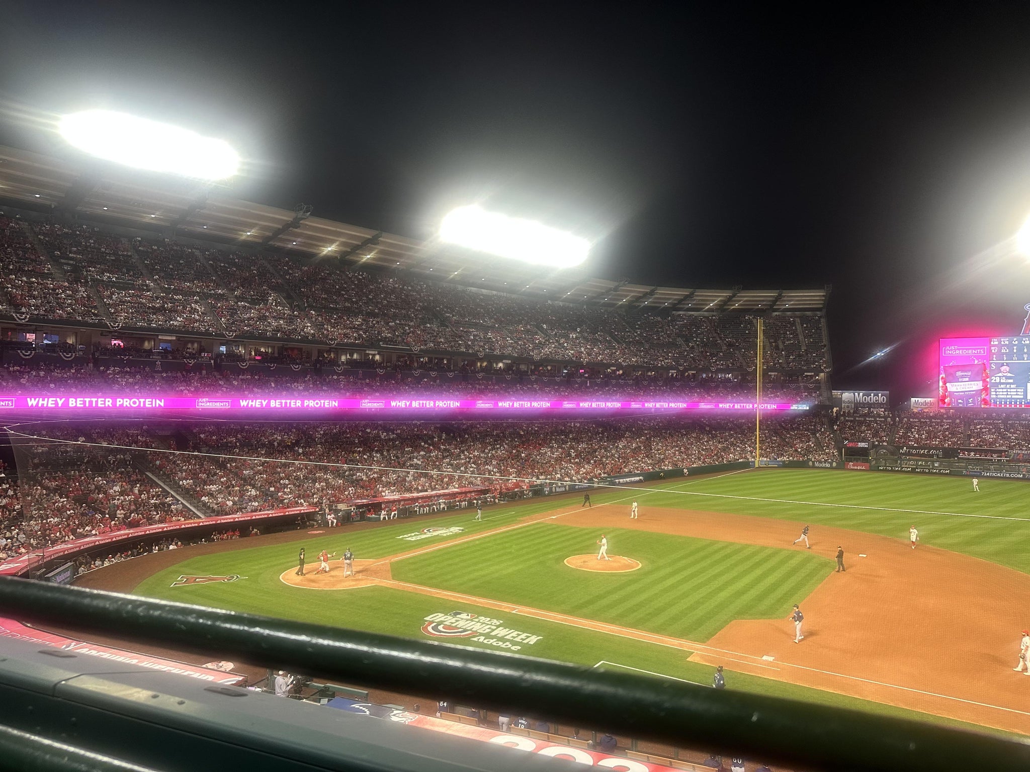 Real Fan View taken from Section 336 at Angel Stadium by Deborah G