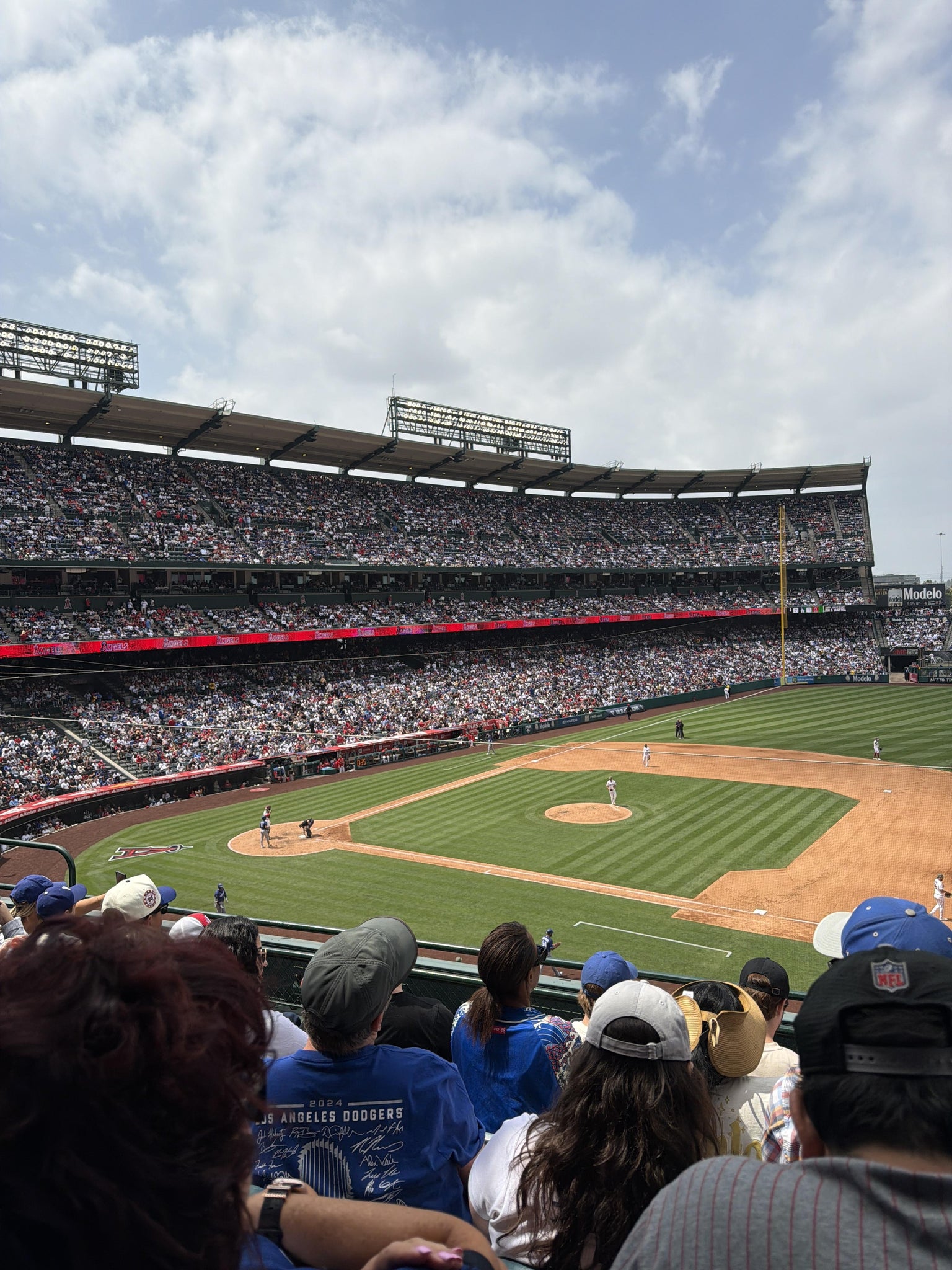 Real Fan View taken from Section 336 at Angel Stadium by Juan A