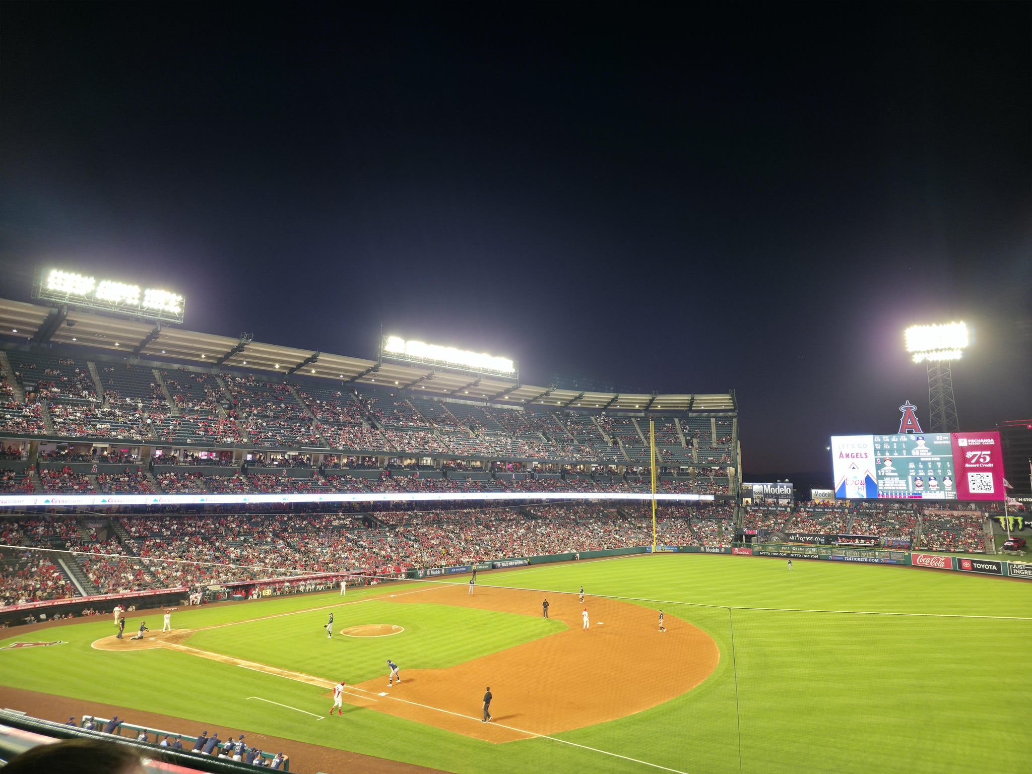 Real Fan View taken from Section 339 at Angel Stadium by Jimmy A