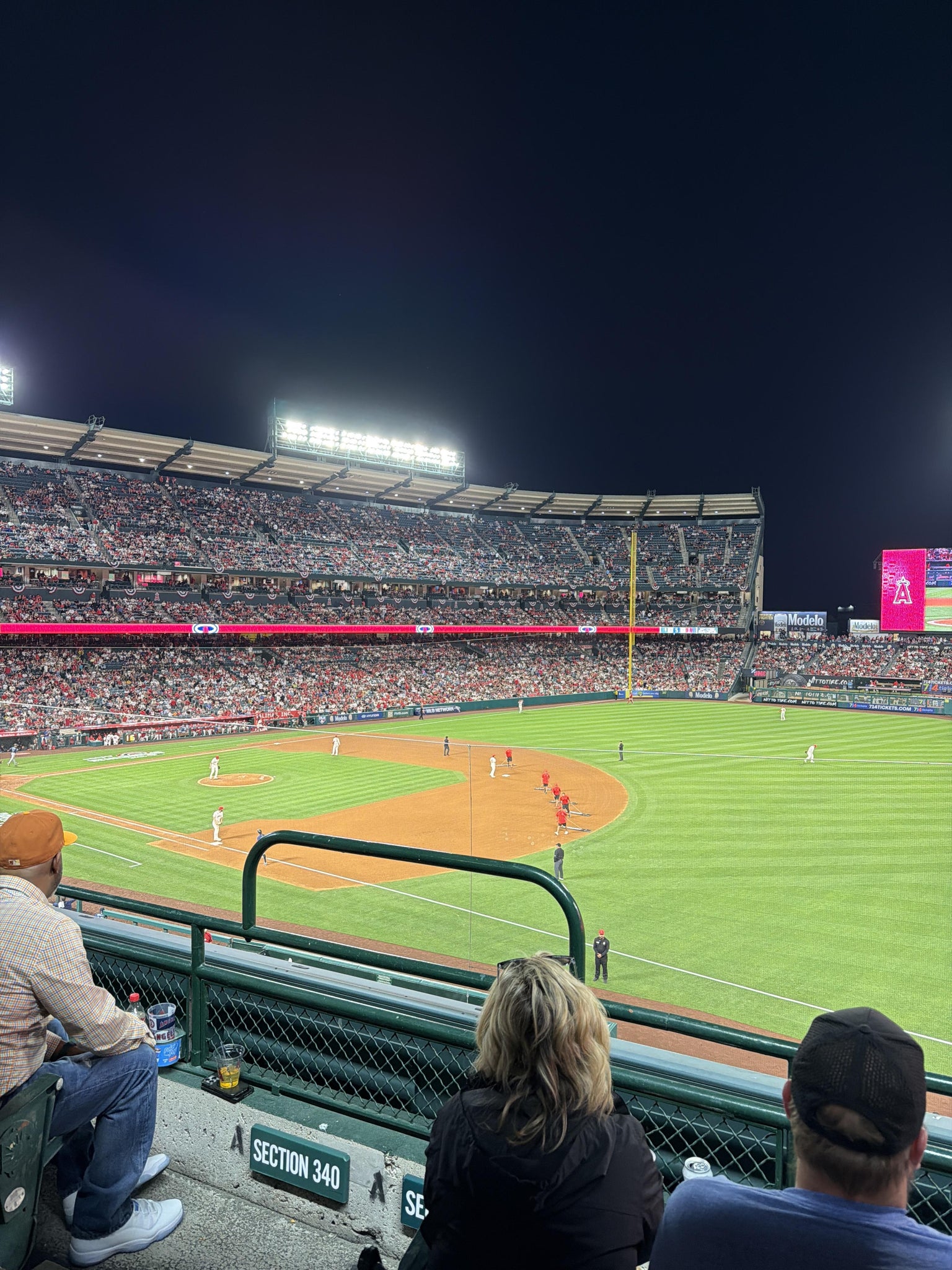 Real Fan View taken from Section 341 at Angel Stadium by Makayla J
