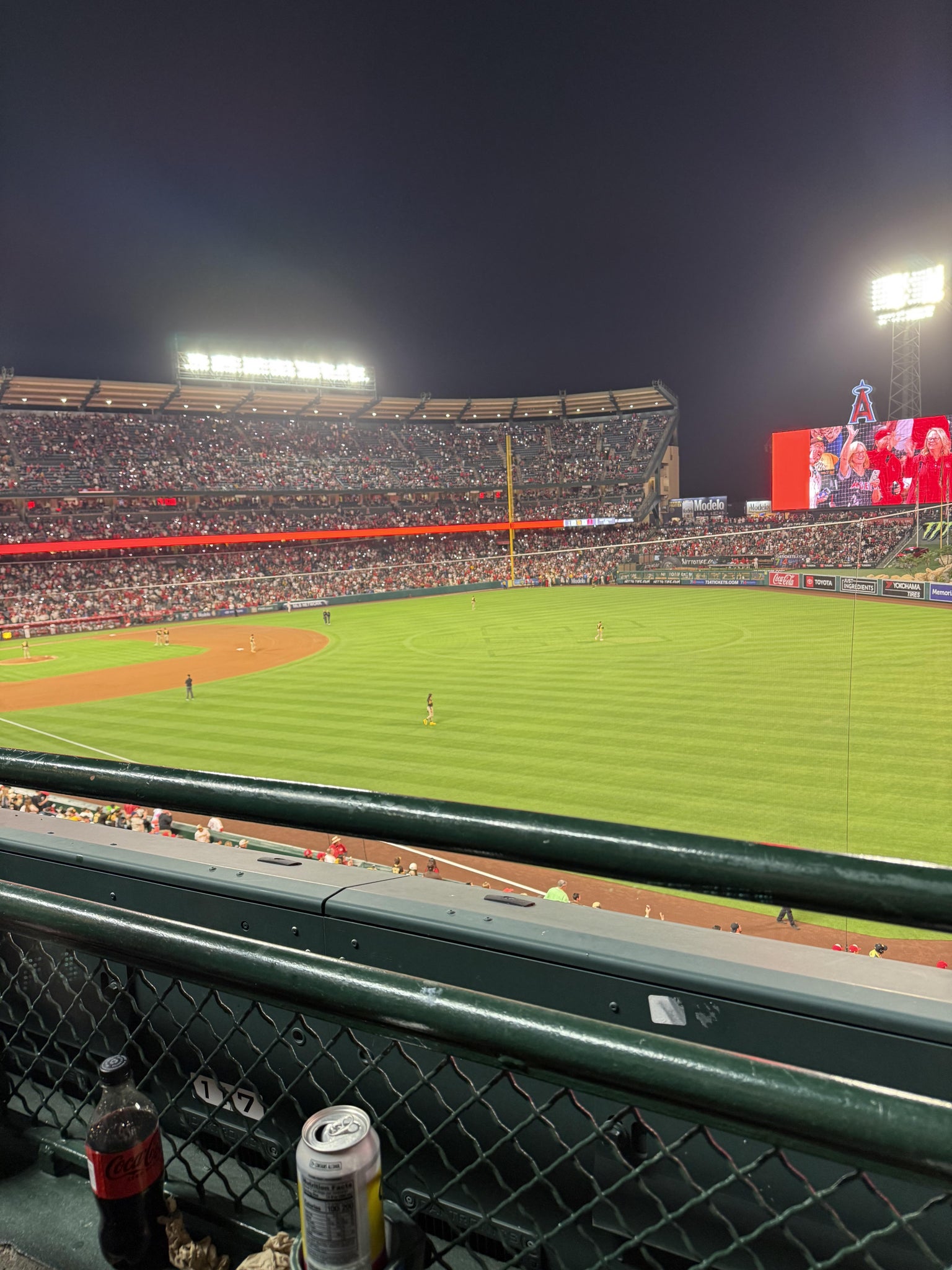 Real Fan View taken from Section 346 at Angel Stadium by Saul A