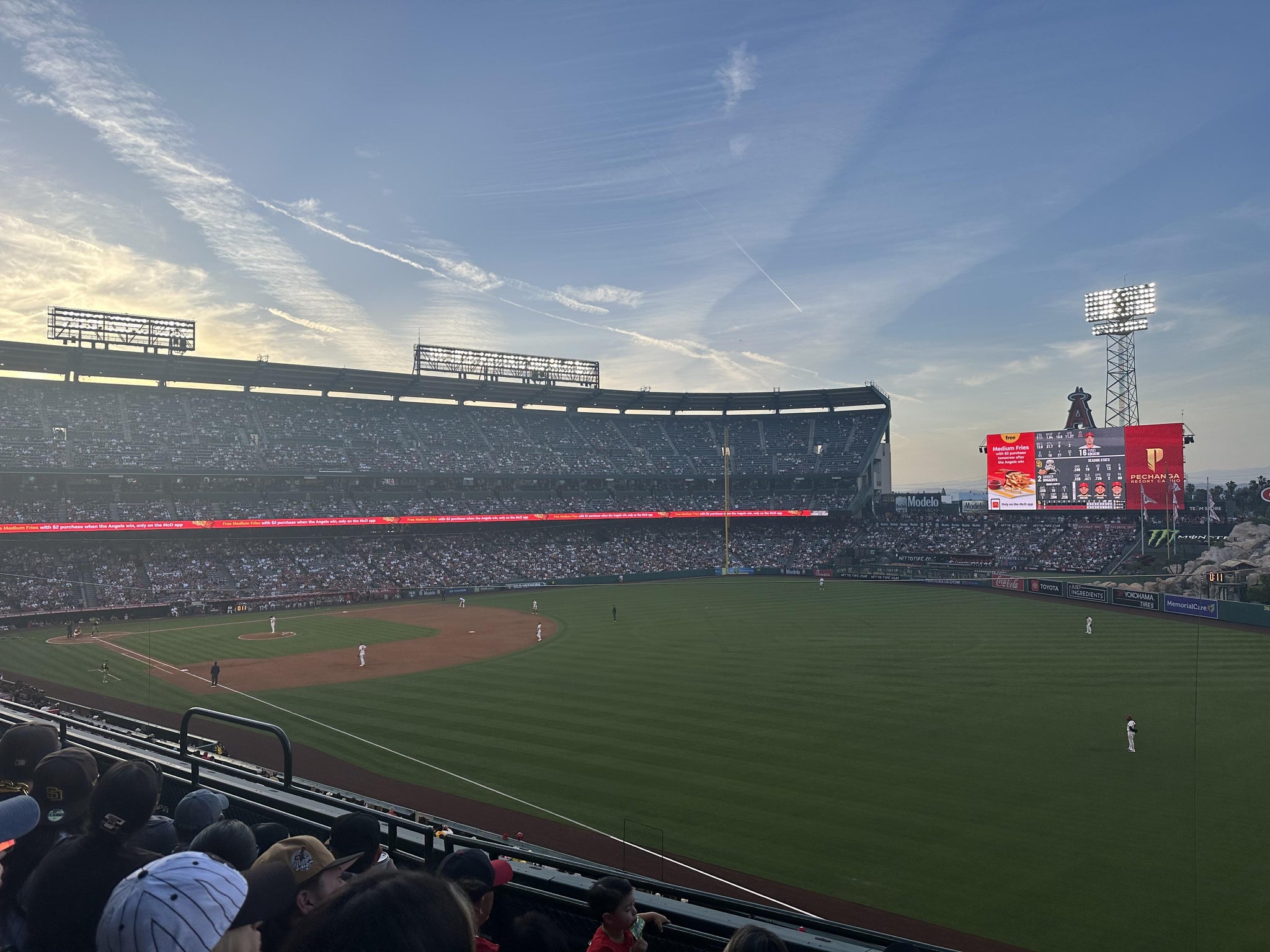 Real Fan View taken from Section 346 at Angel Stadium by Jessica M