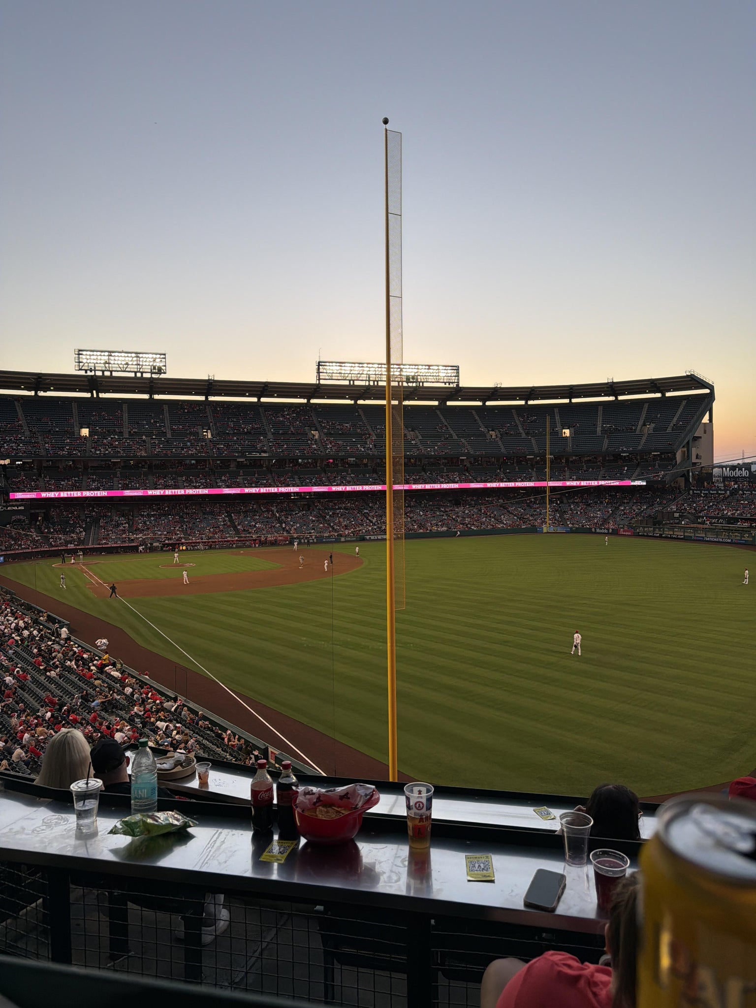 Real Fan View taken from Section 349 at Angel Stadium by Leo G