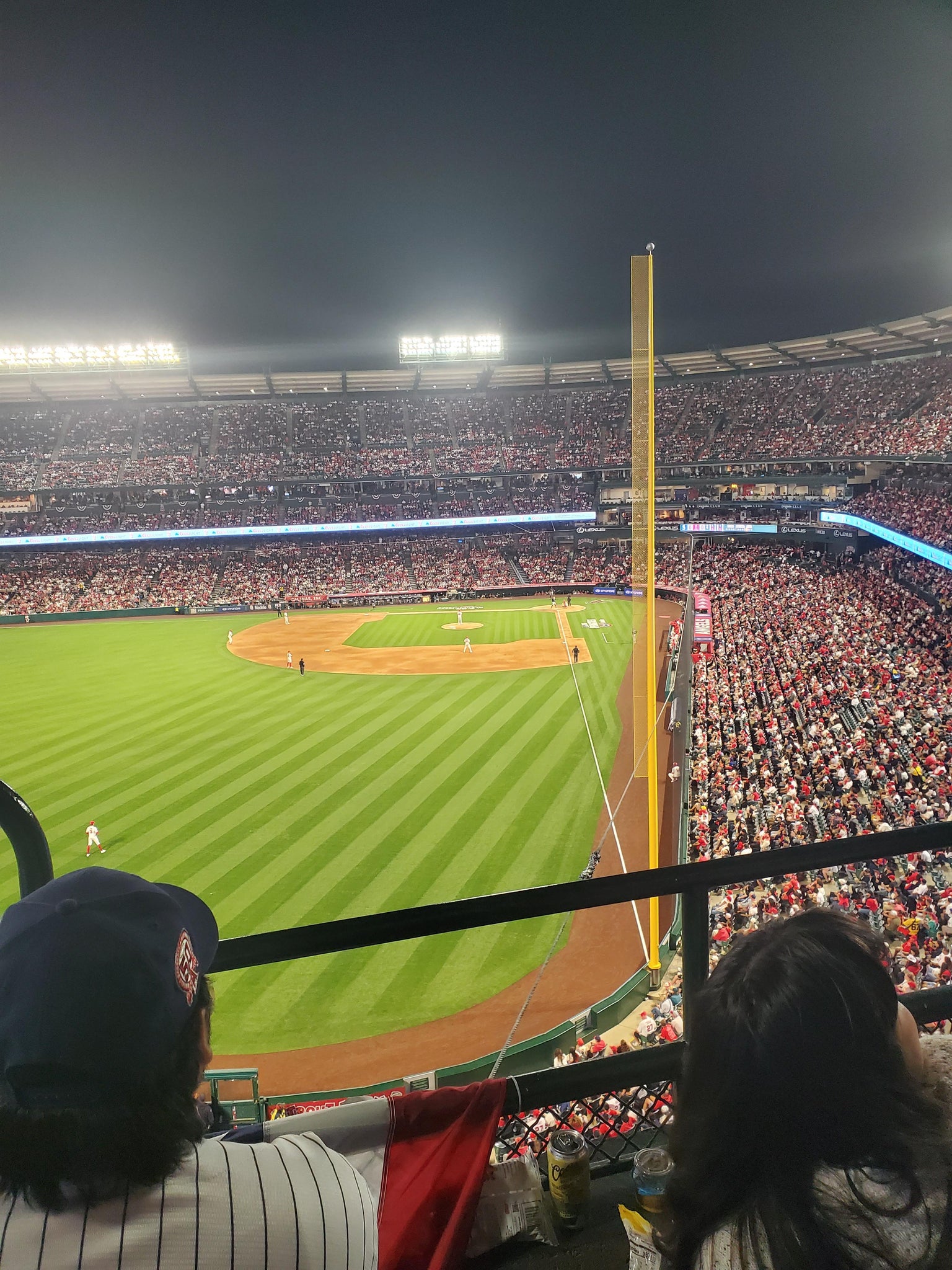 Real Fan View taken from Section 401 at Angel Stadium by Jennifer A