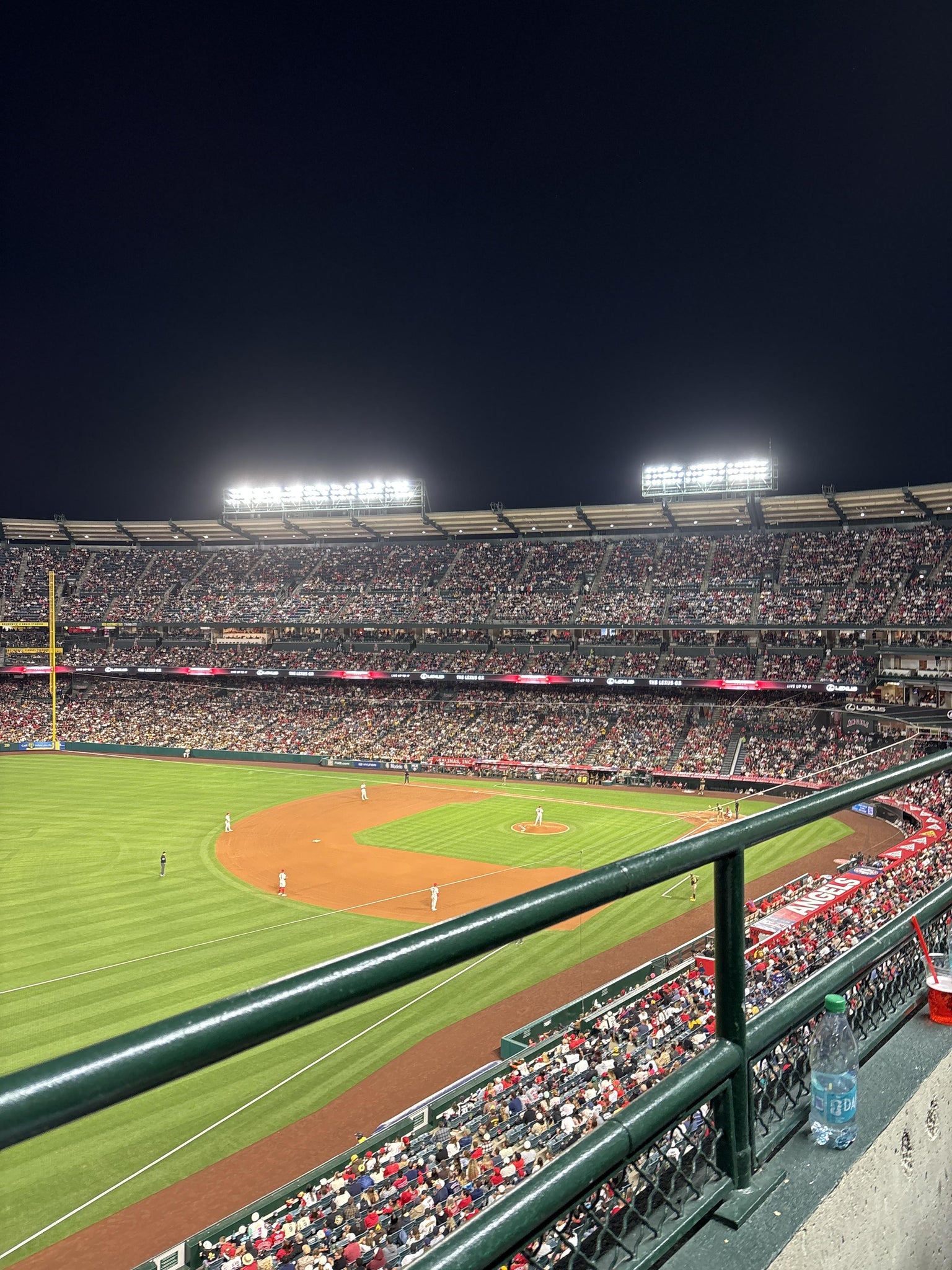 Real Fan View taken from Section 407 at Angel Stadium by Brian R