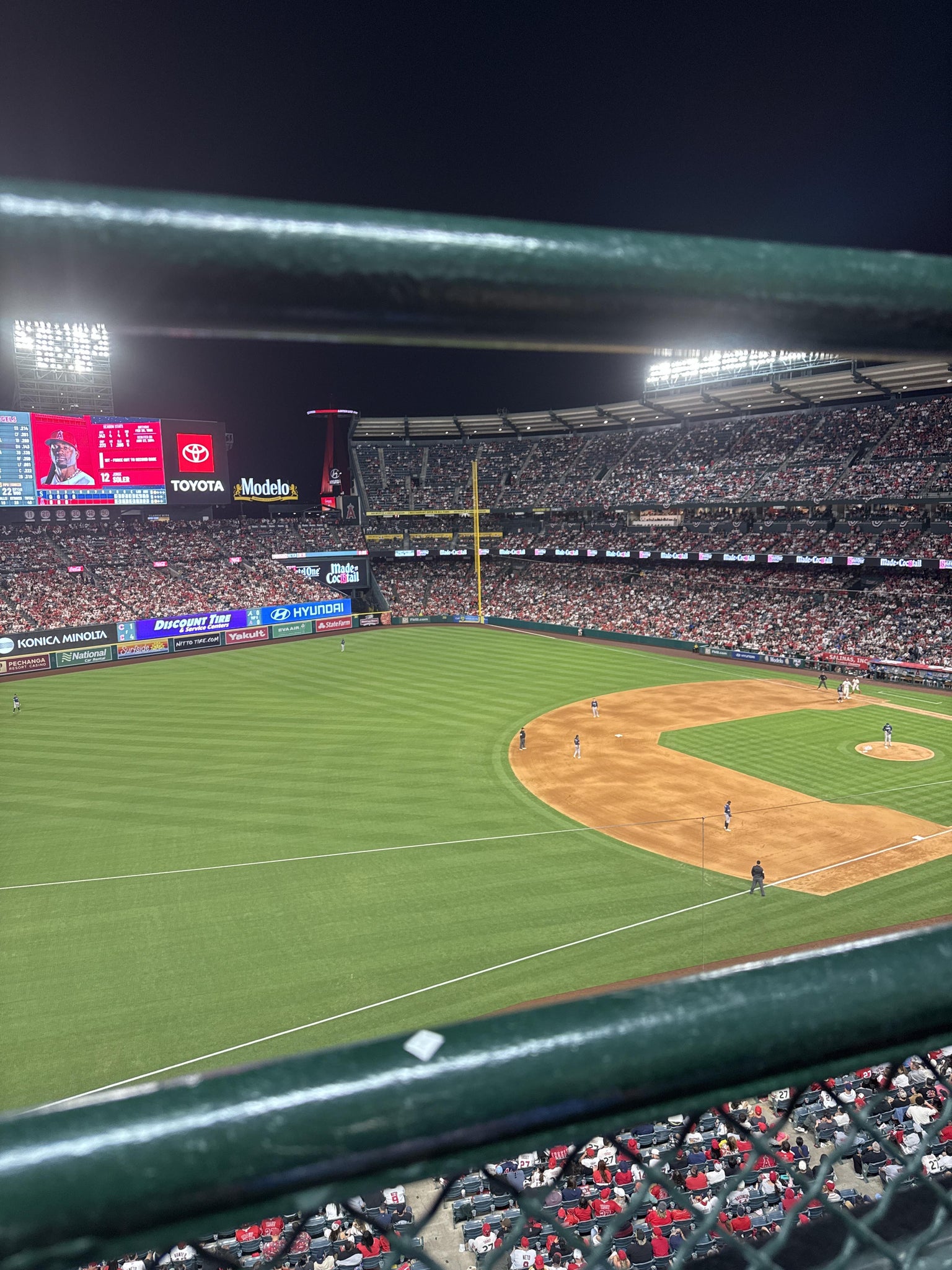 Real Fan View taken from Section 409 at Angel Stadium by Patrice J