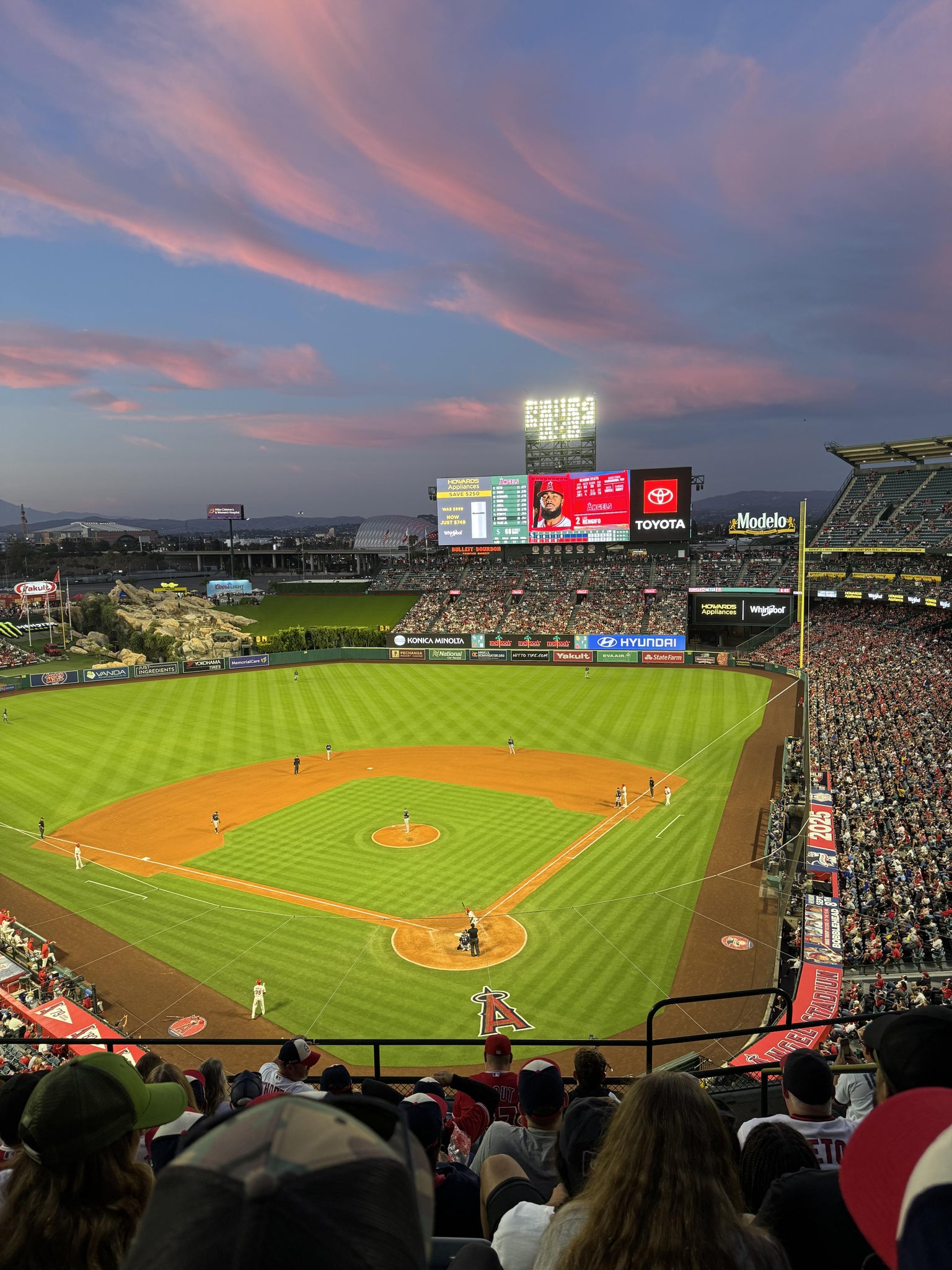 Real Fan View taken from Section 420 at Angel Stadium by Anonymous User