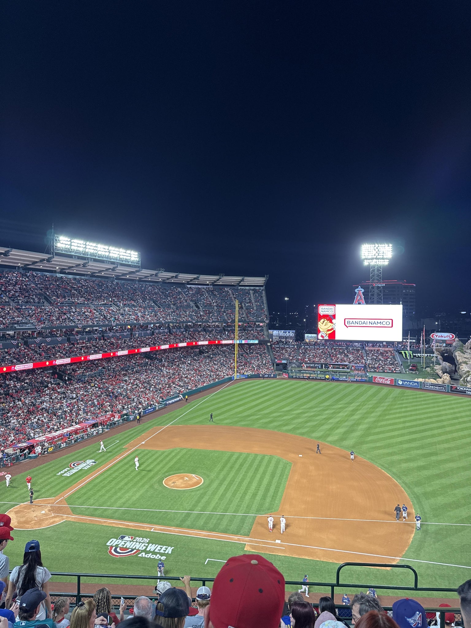 Real Fan View taken from Section 425 at Angel Stadium by Gimena H