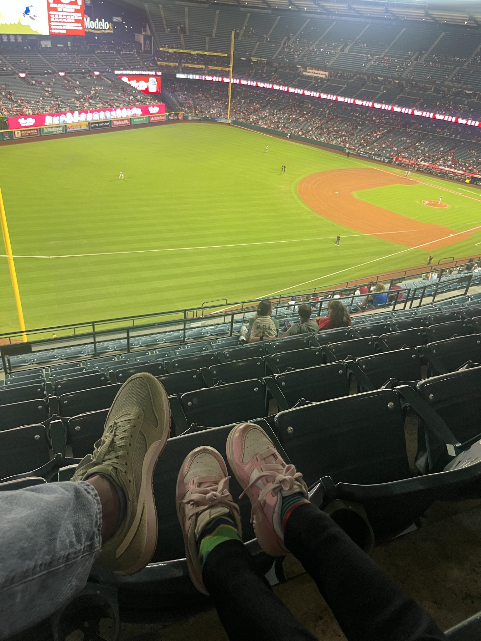 Real Fan View taken from Section 507 at Angel Stadium by Aneika G