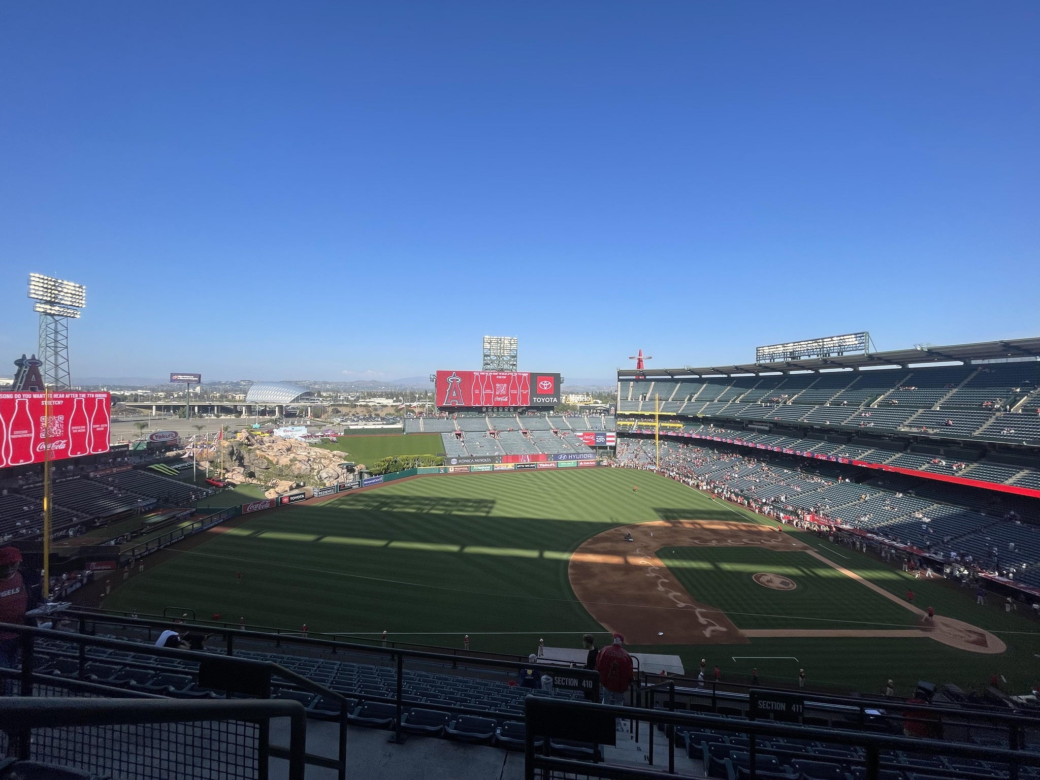 Real Fan View taken from Section 512 at Angel Stadium by Landen C