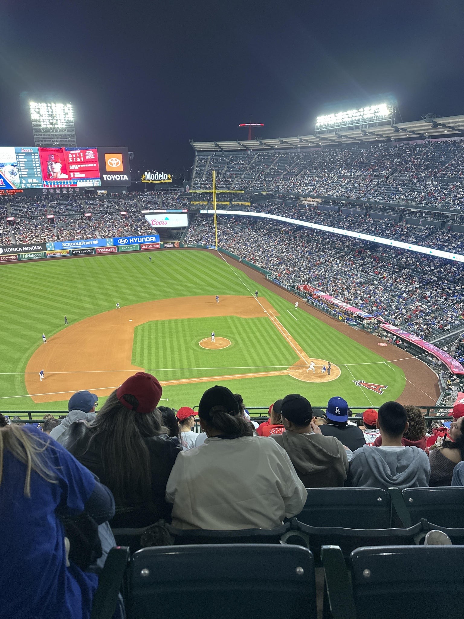 Real Fan View taken from Section 514 at Angel Stadium by Pedro M