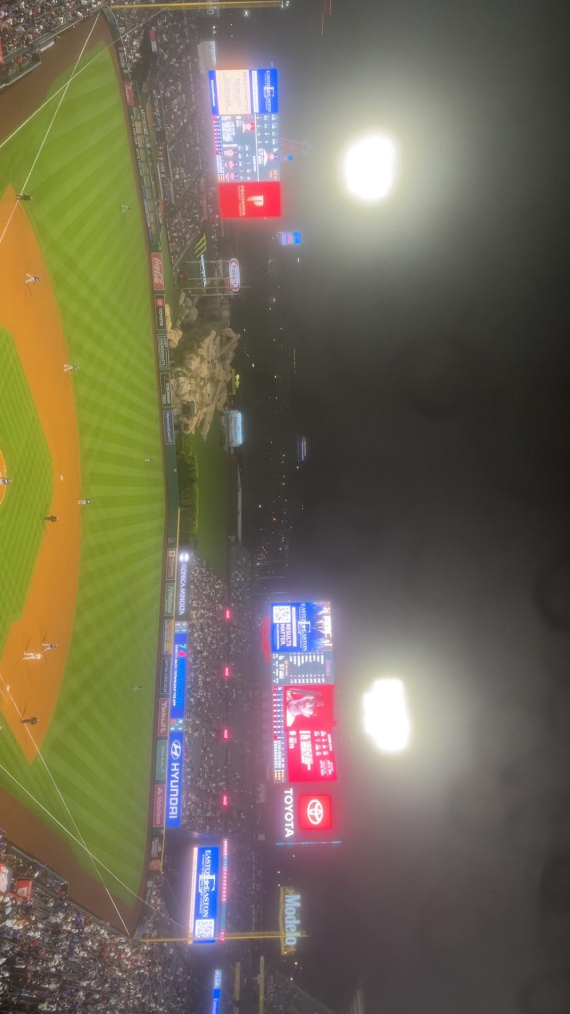 Real Fan View taken from Section 516 at Angel Stadium by Carolina B