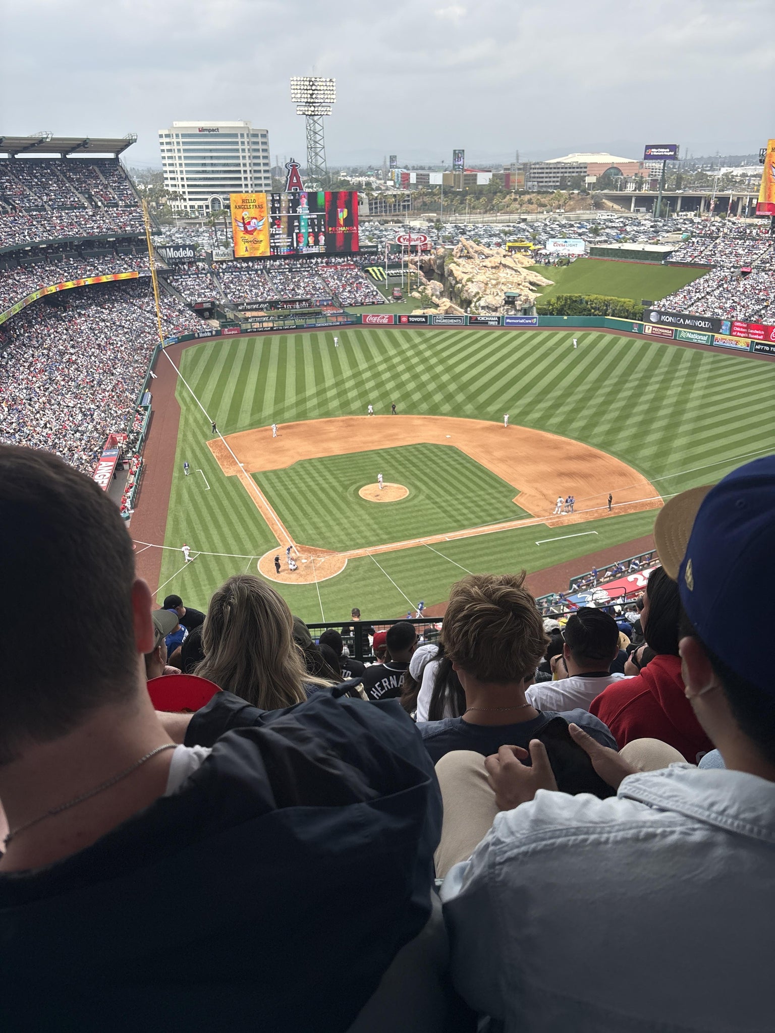 Real Fan View taken from Section 524 at Angel Stadium by Sarah P