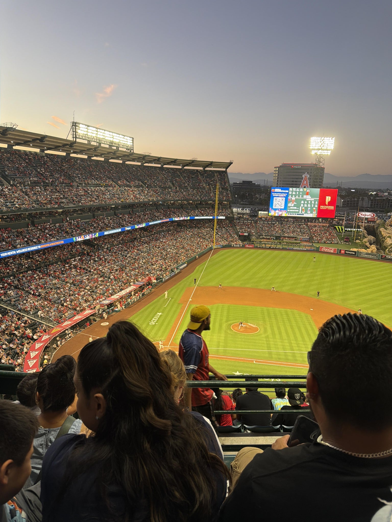 Real Fan View taken from Section 526 at Angel Stadium by Rubi M