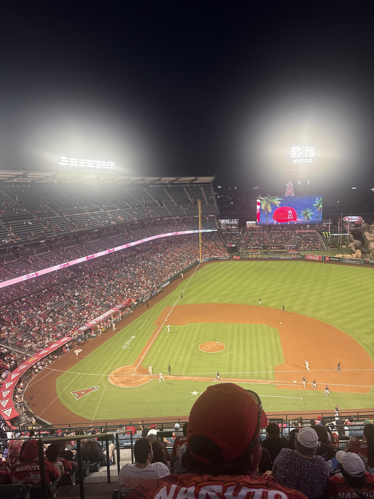 Real Fan View taken from Section 527 at Angel Stadium by Kevin H