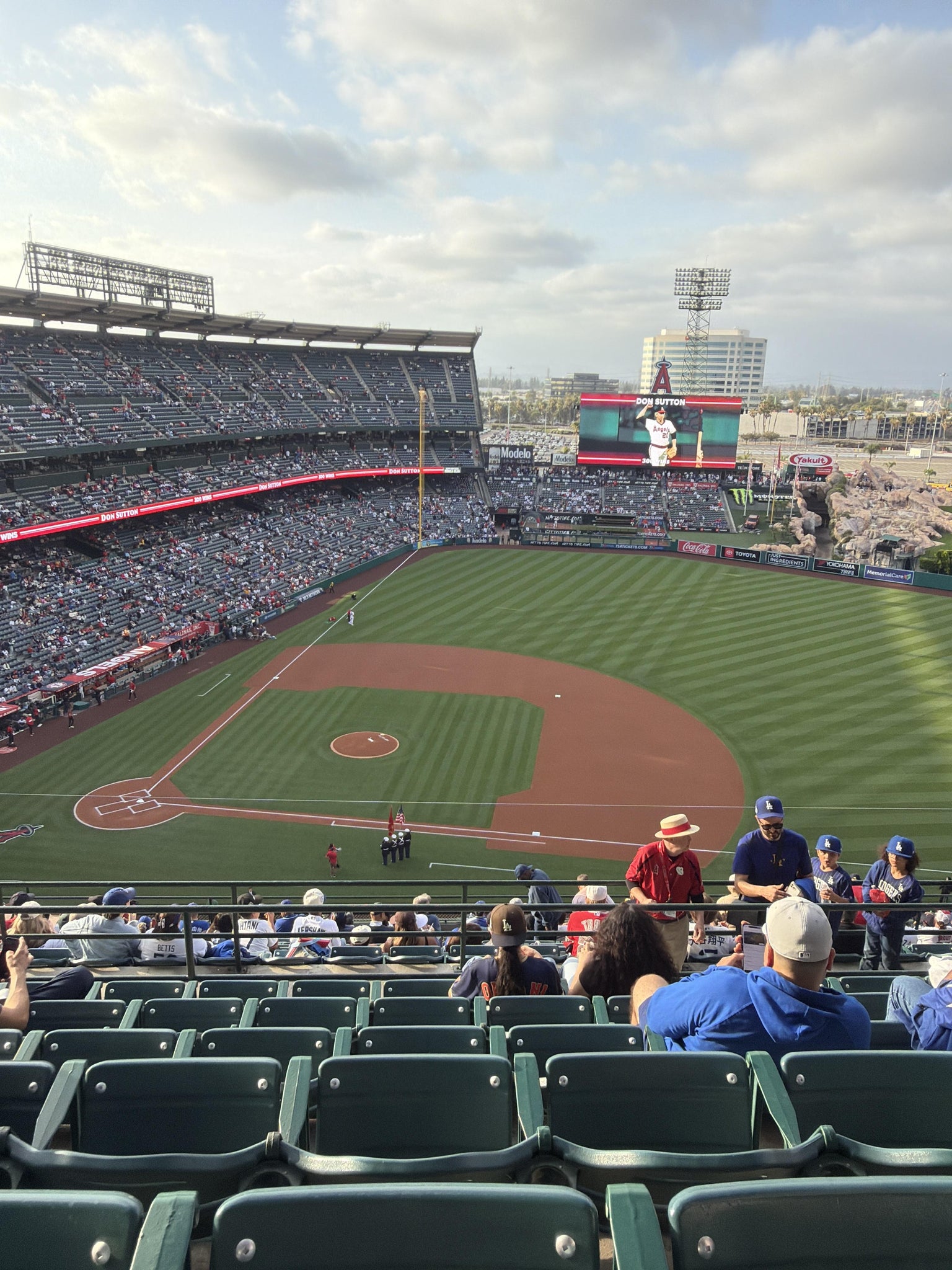 Real Fan View taken from Section 528 at Angel Stadium by Joseph T