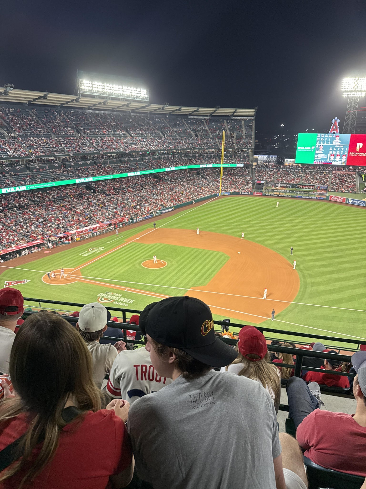 Real Fan View taken from Section 529 at Angel Stadium by Noah K