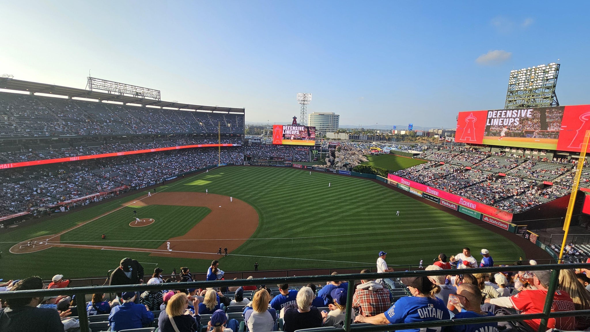 Real Fan View taken from Section 530 at Angel Stadium by Sungchul K