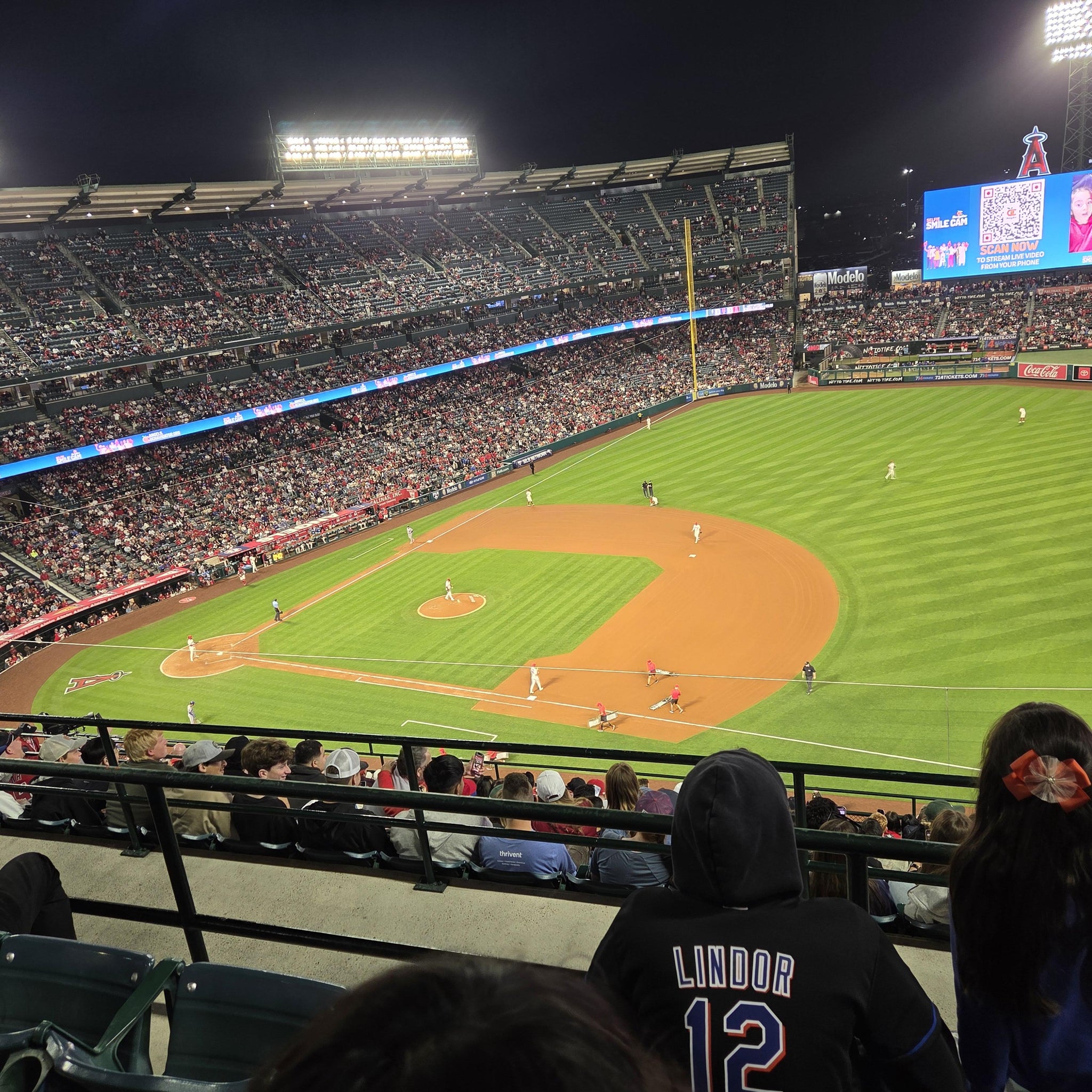 Real Fan View taken from Section 530 at Angel Stadium by Junghee J
