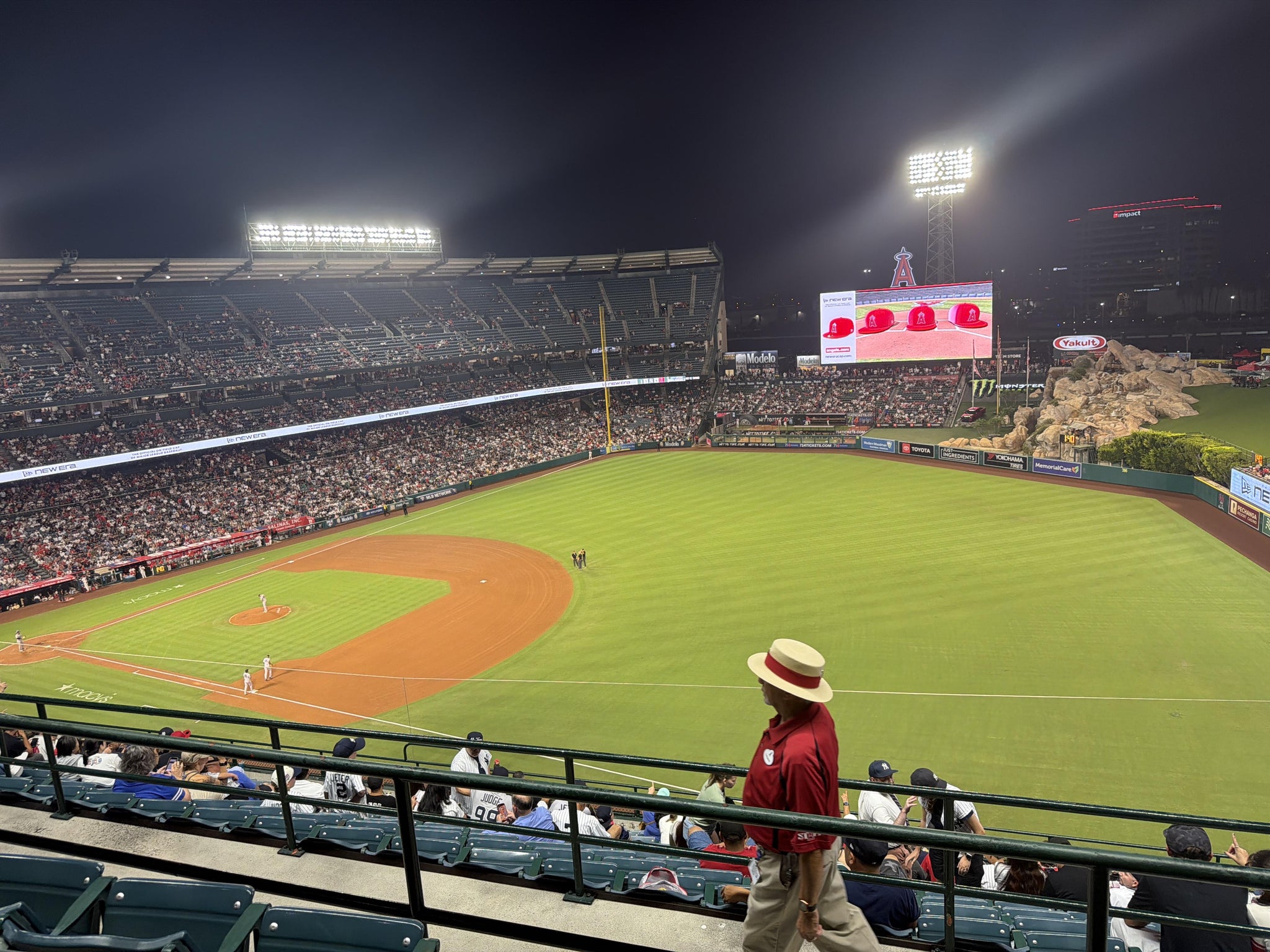 Real Fan View taken from Section 532 at Angel Stadium by Jasmine M