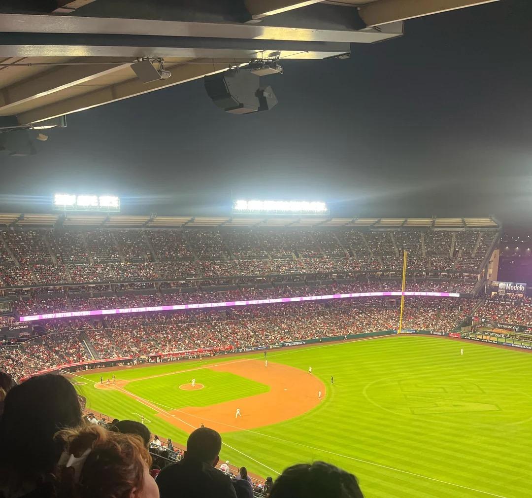 Real Fan View taken from Section 534 at Angel Stadium by Henry K