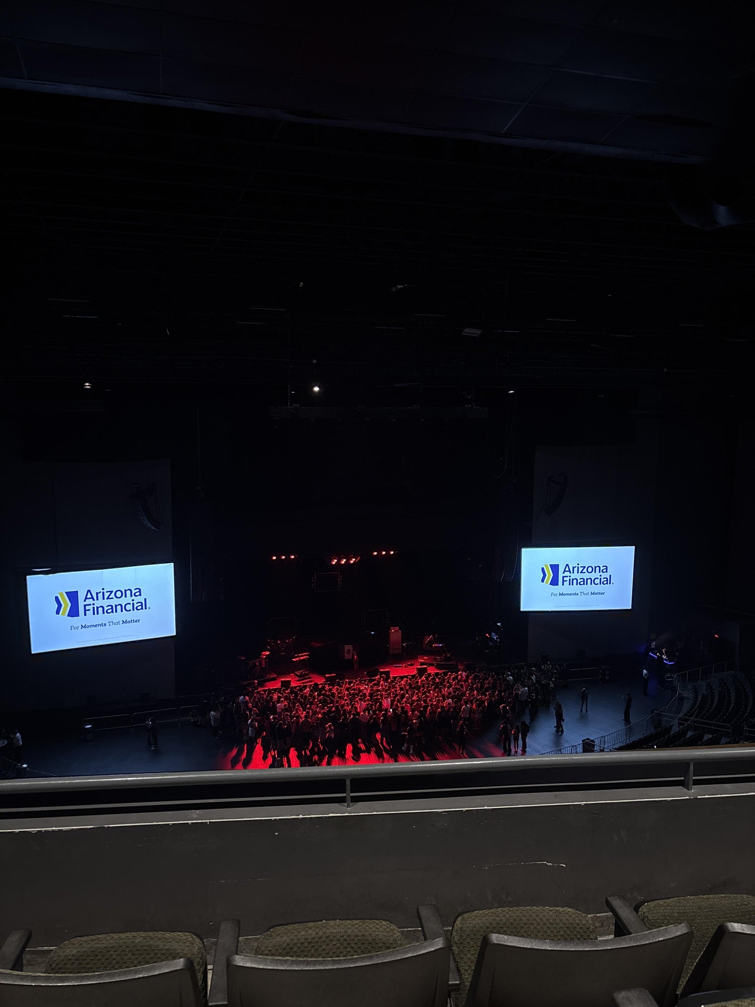 Real Fan View taken from Balcony 305 at Arizona Financial Theatre by Mica L