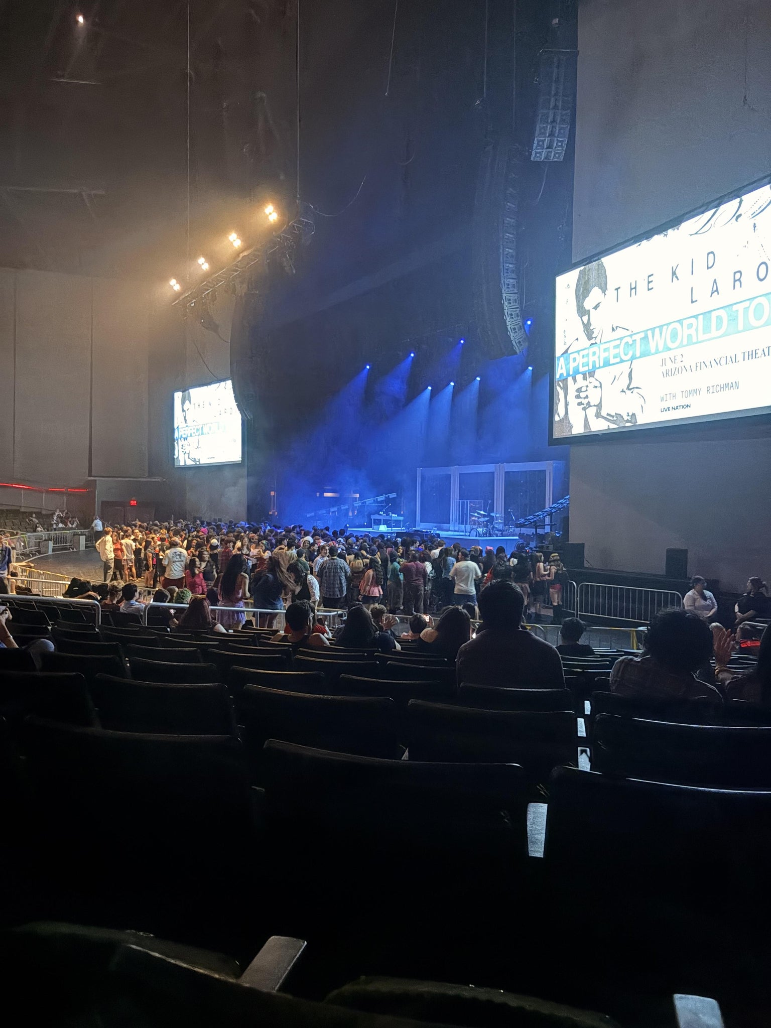 Real Fan View taken from Main Floor 1 at Arizona Financial Theatre by Viangelys P